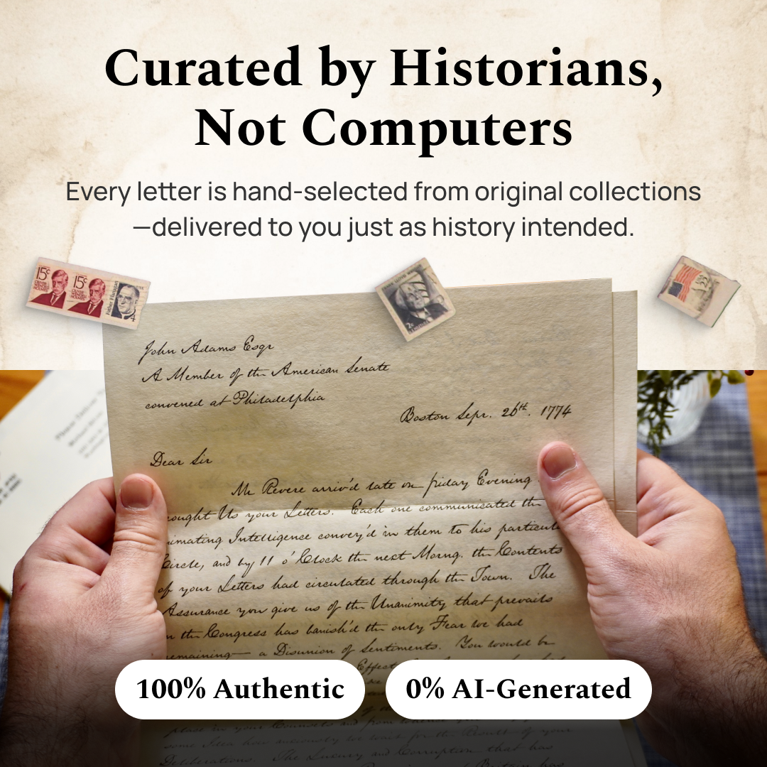 Letterjoy Facebook ad: Give the Gift of History