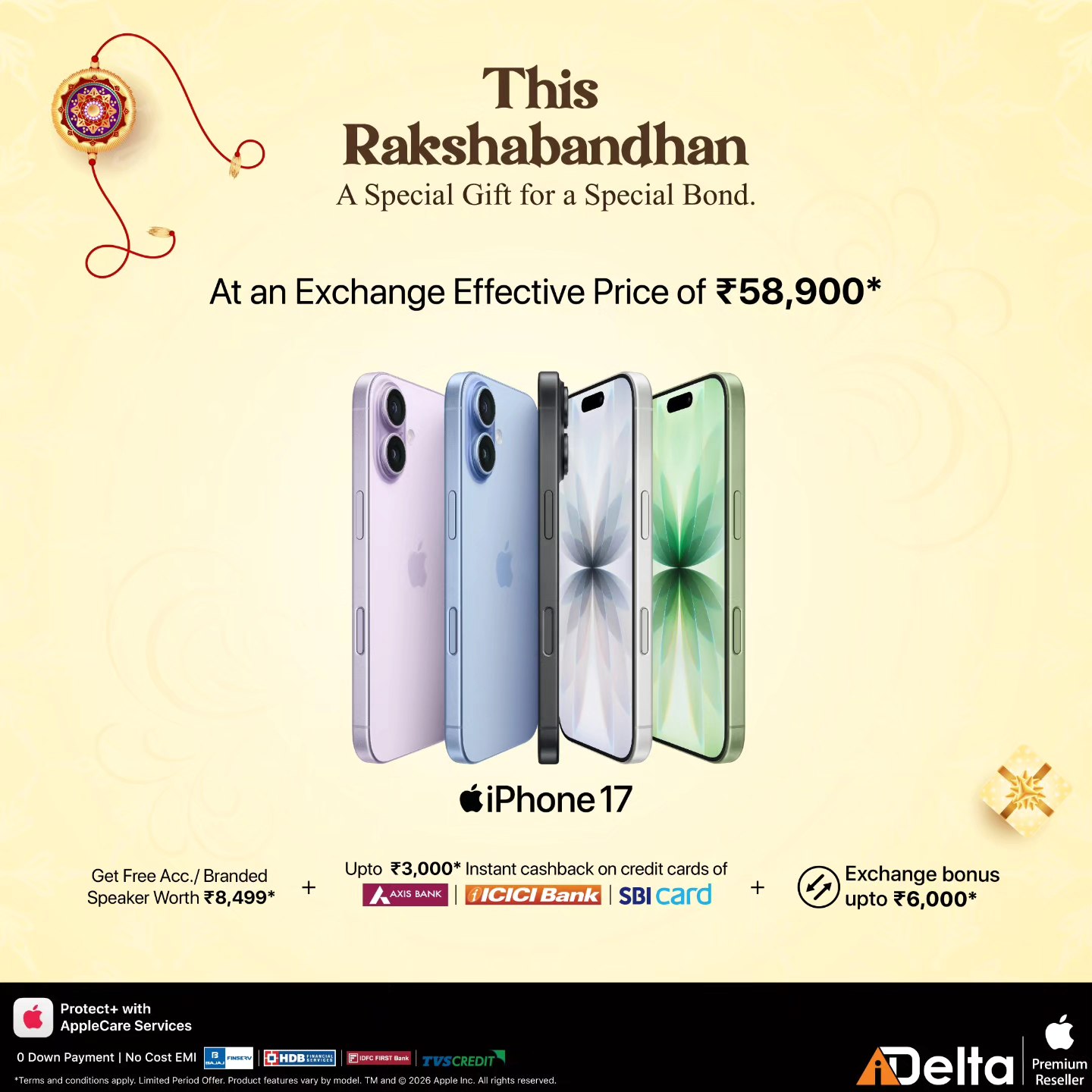 iDelta Facebook ad: Celebrate the bond of protection and love with…