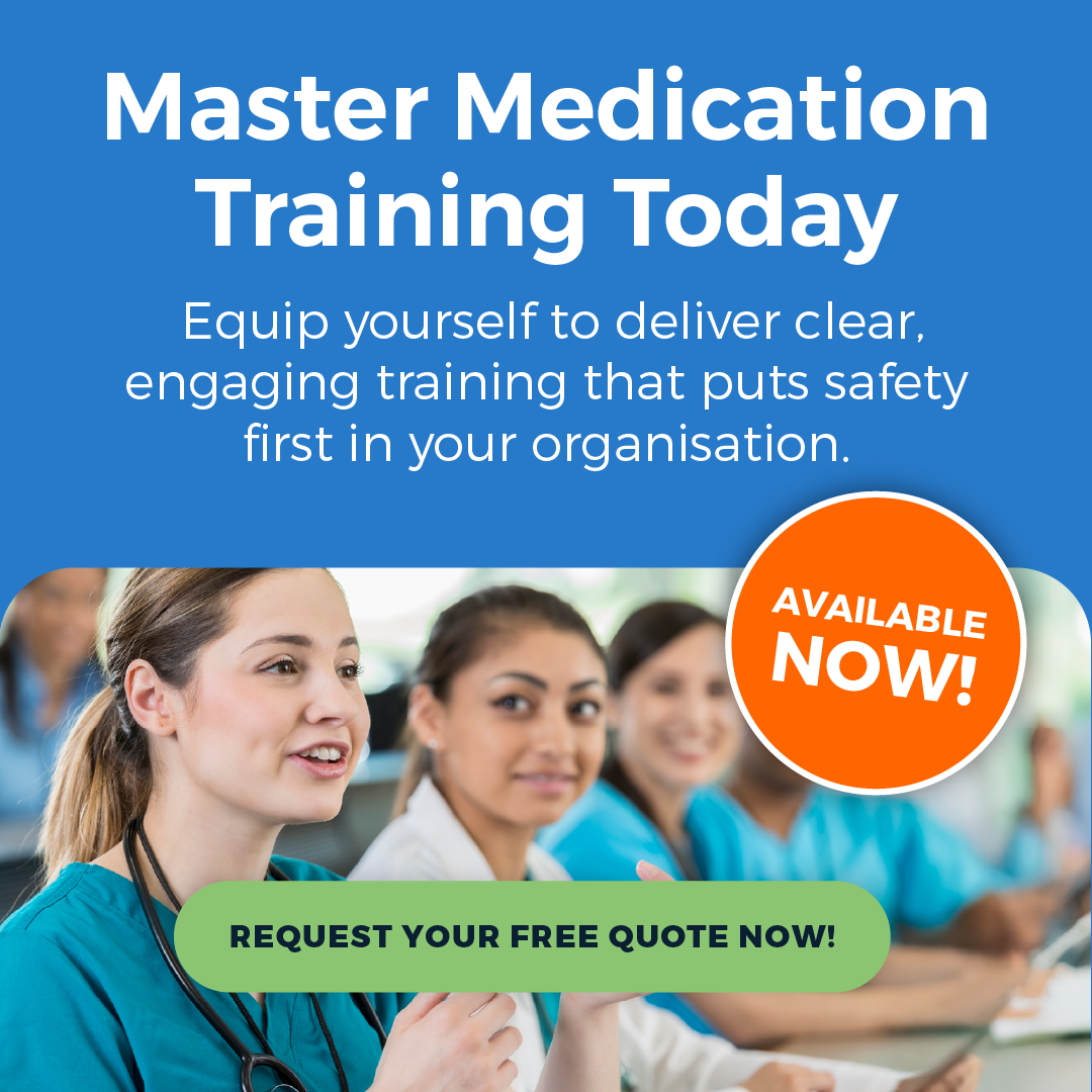 Careskills Academy Facebook ad: Medication Train The Trainer Online Course