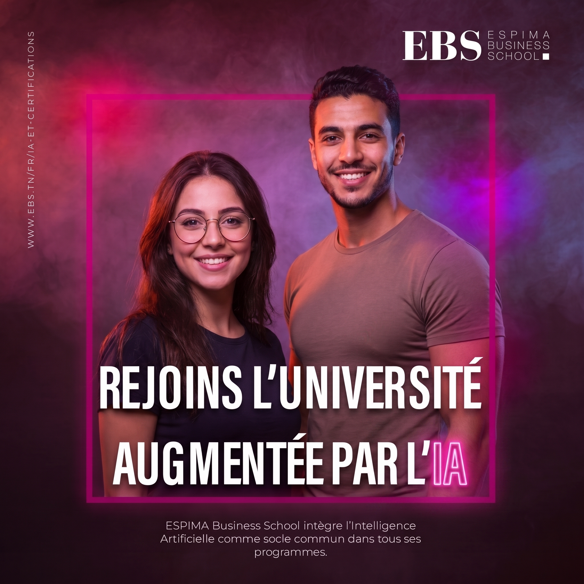 Espima Business School Facebook ad