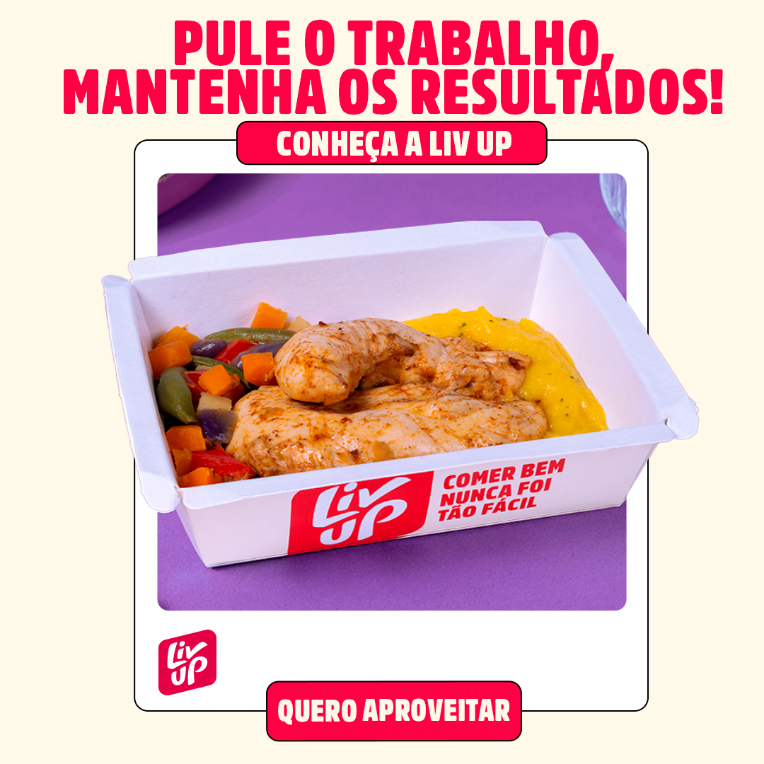 Liv Up Facebook ad: Sua rotina merece praticidade