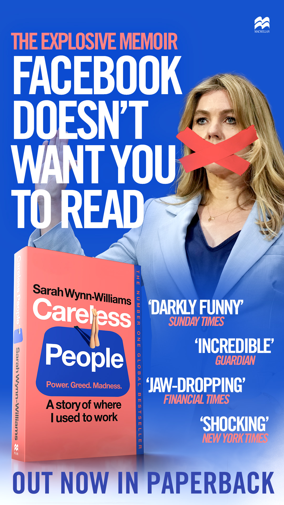 Pan Macmillan Facebook ad