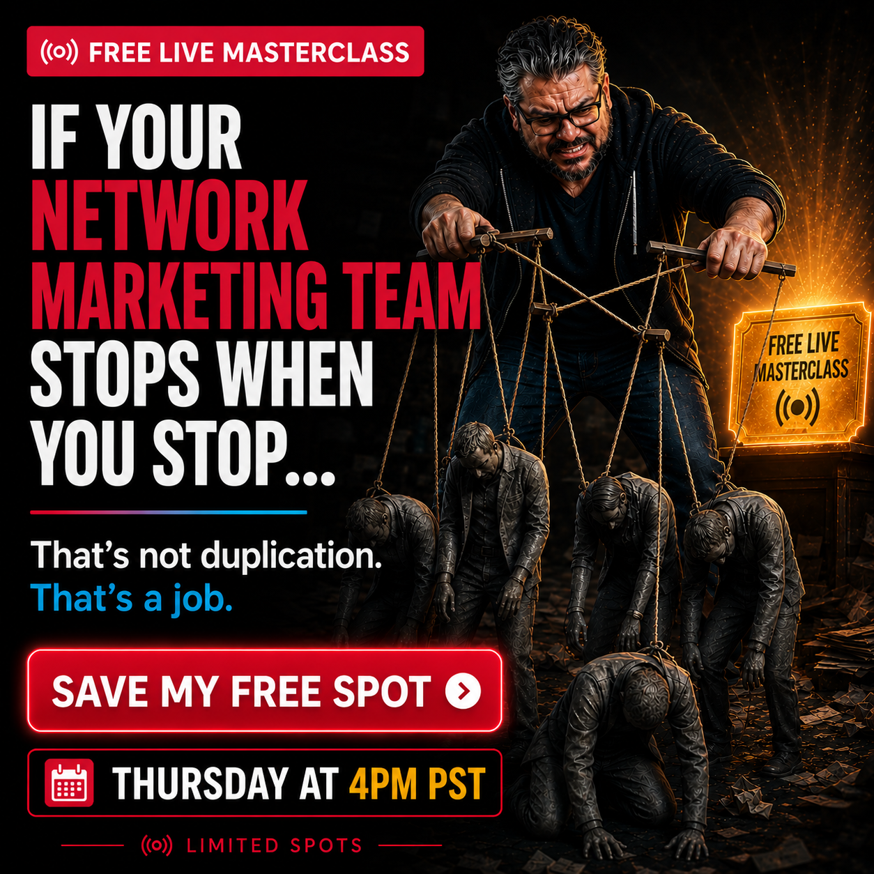 Attraction Marketing Facebook ad