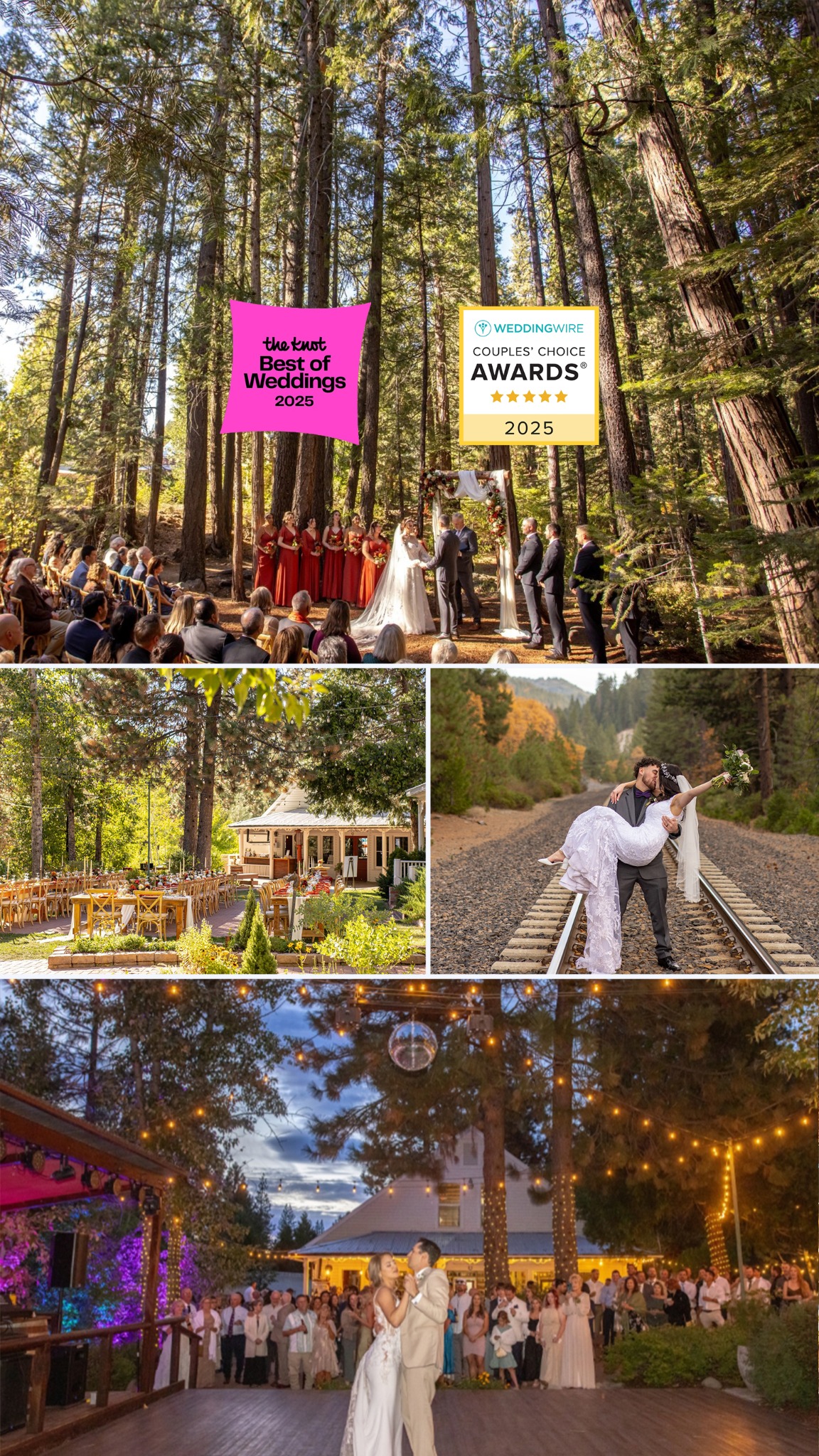 Twenty Mile House Facebook ad: All-Inclusive Lake Tahoe Wedding