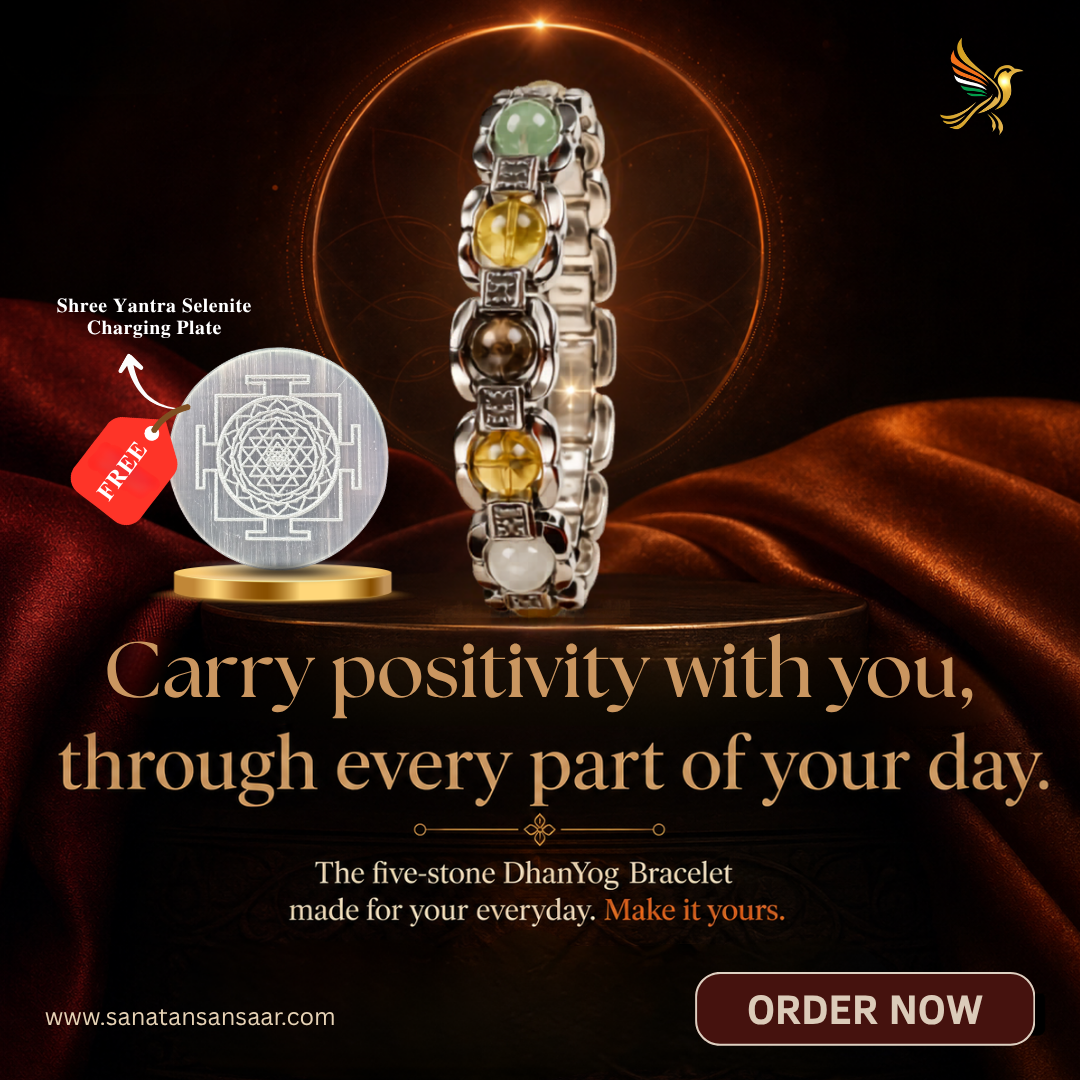 Sanatan Sansaar Facebook ad: Dhan Yog Bracelet, ₹999 | COD