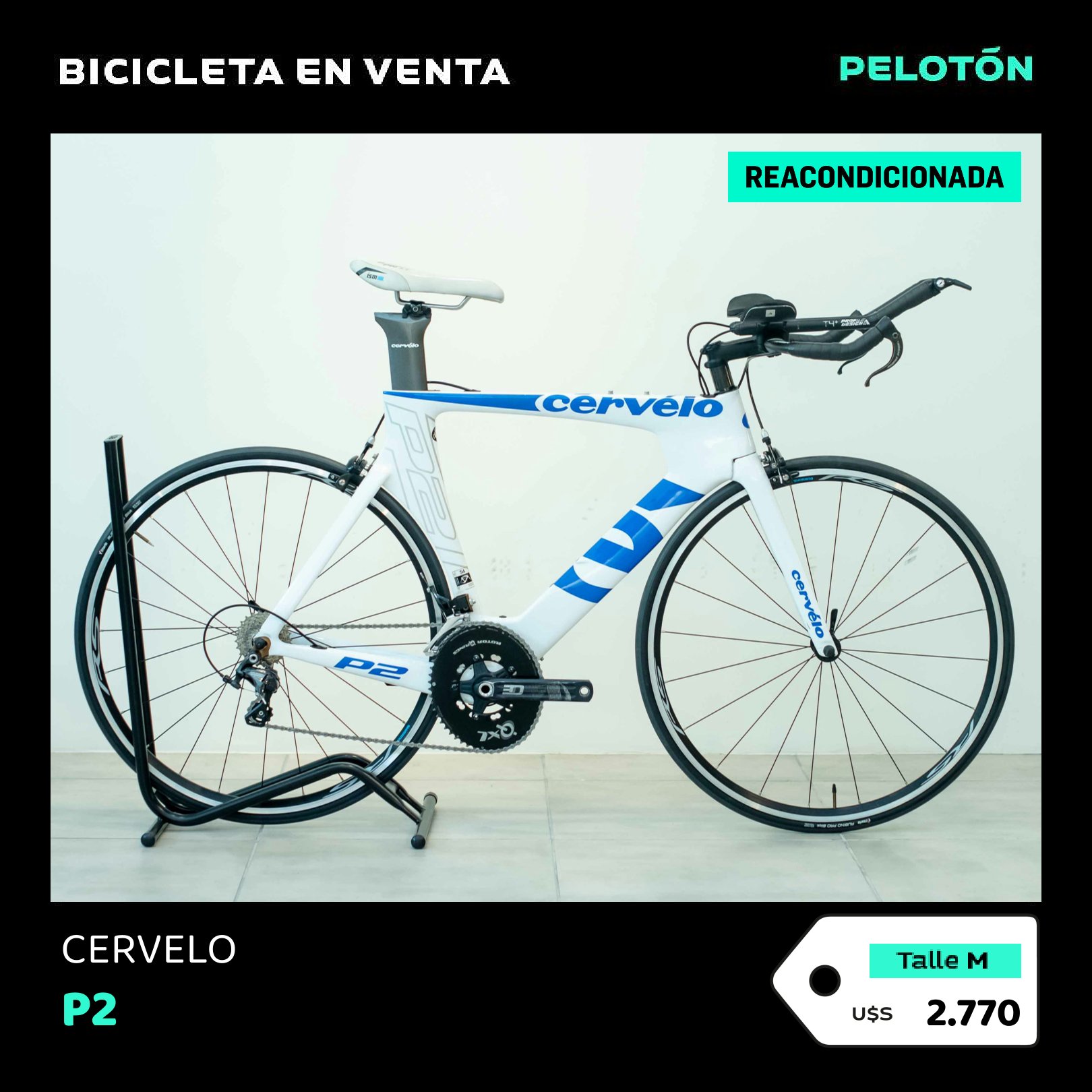 Pelotón Facebook ad: 2.770 USD
