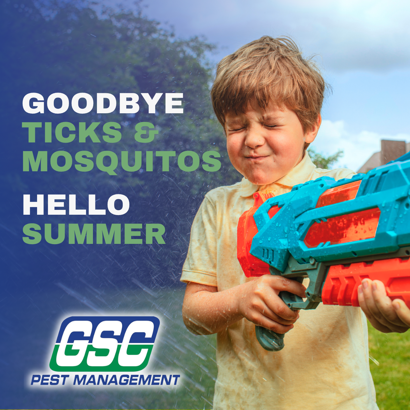 GSC Pest Management Facebook ad: Call Today | Mosquito & Tick Control