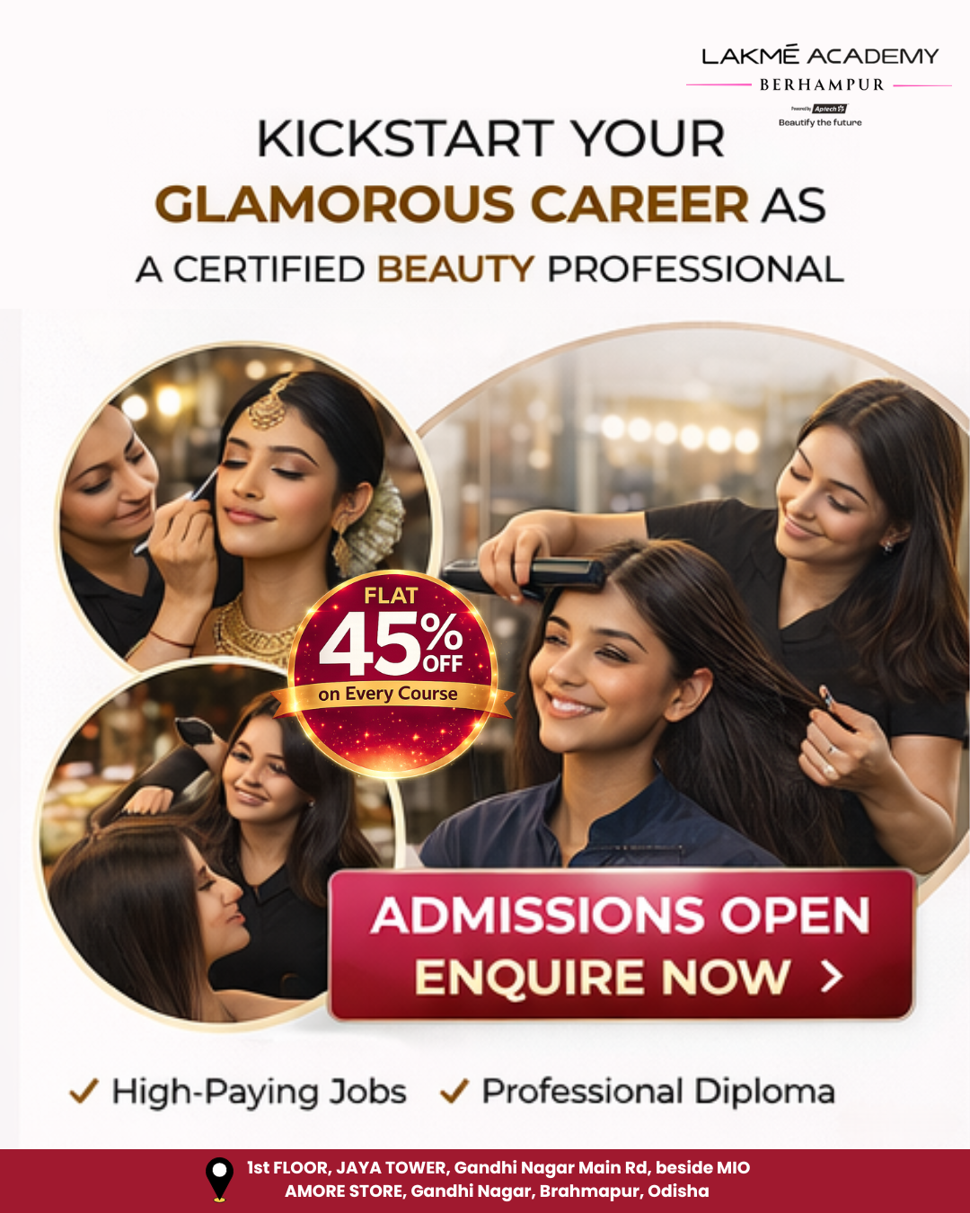 Lakme Academy Berhampur Facebook ad