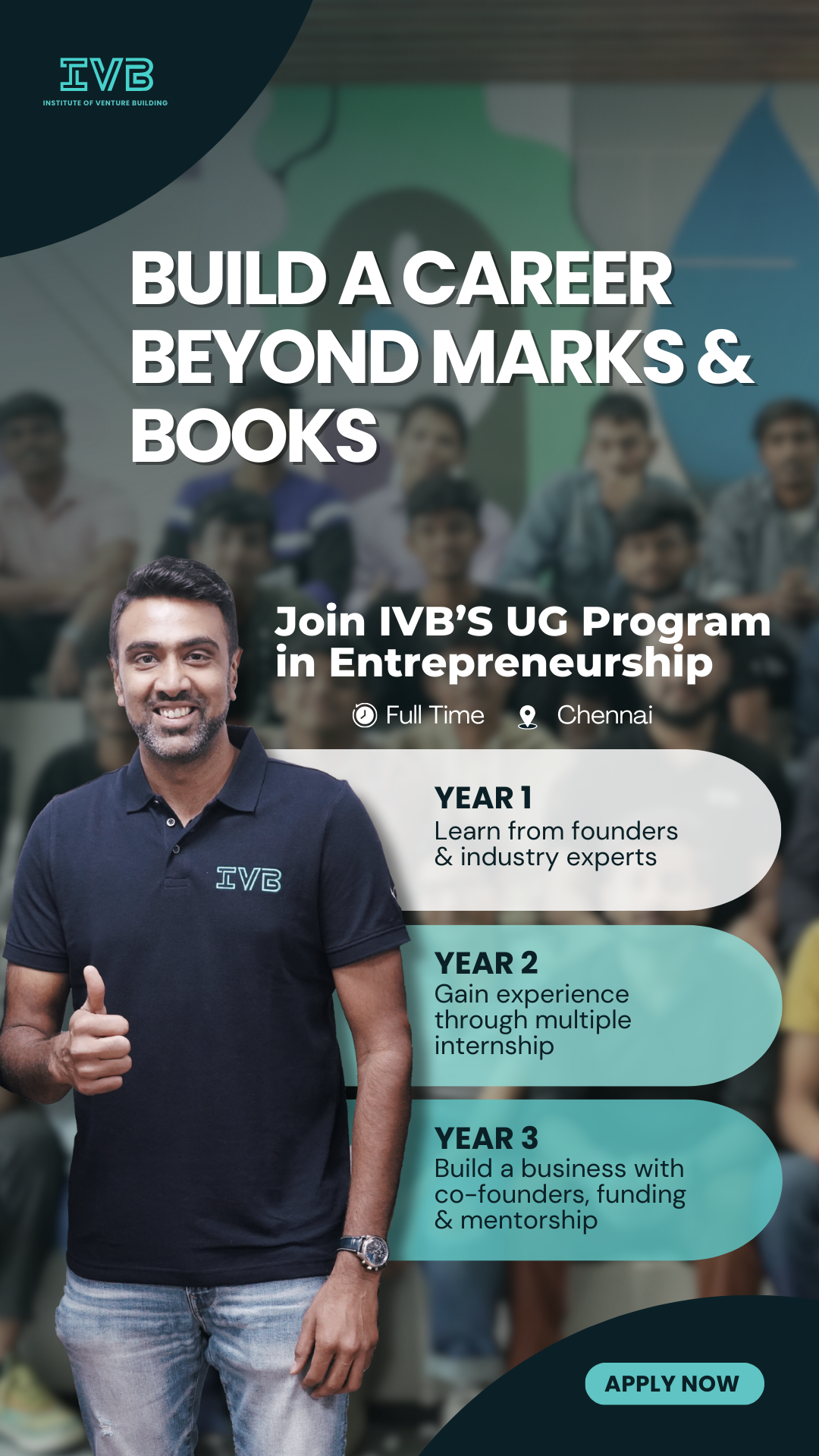 Institute of Venture Building - IVB Facebook ad