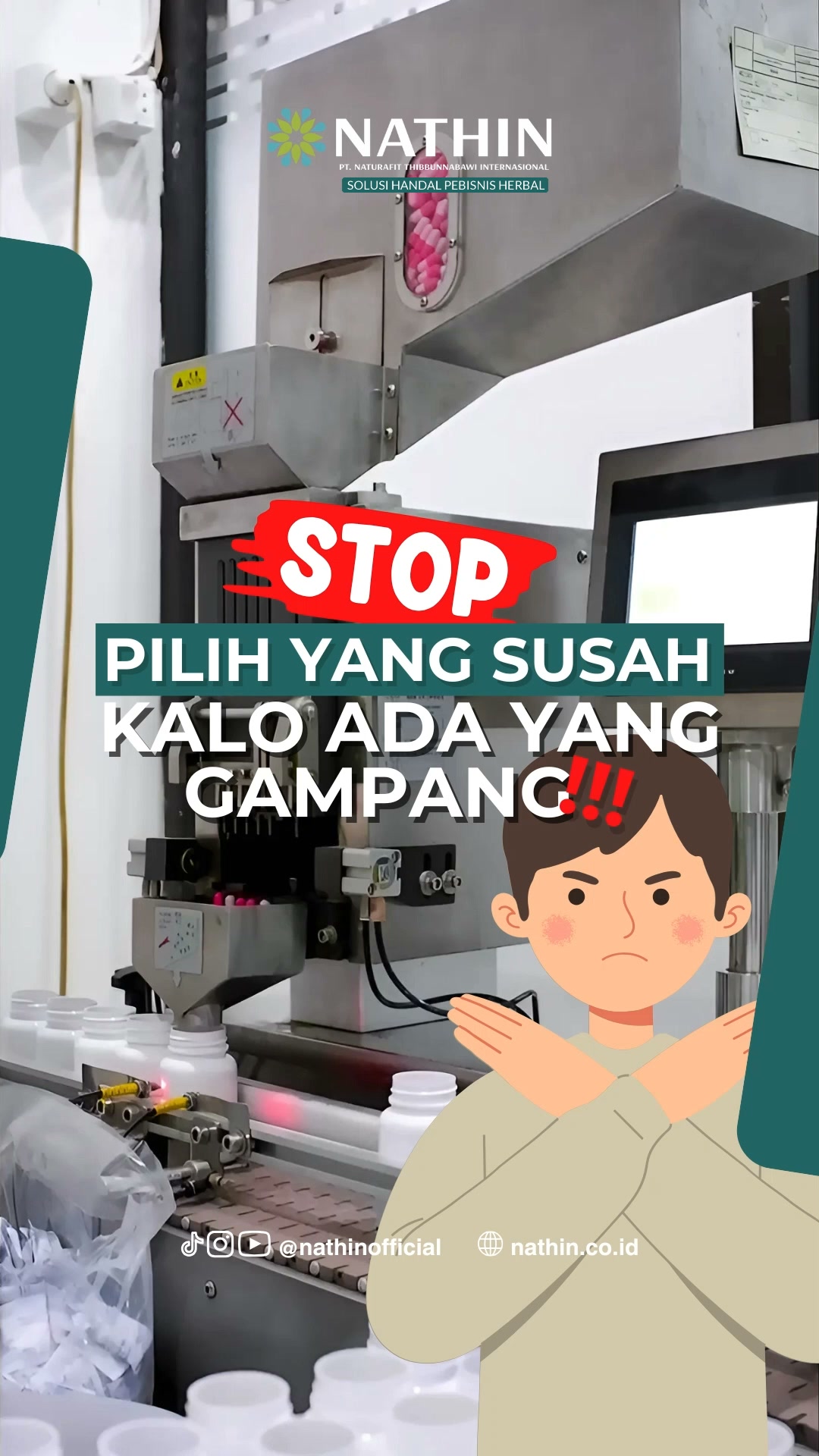 Nathin by Naturafit Group Facebook ad: Maklon Herbal One-Stop Service
