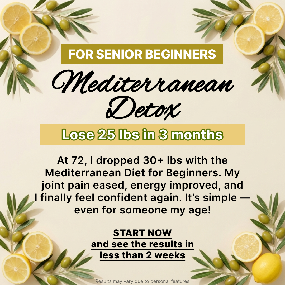 Mediterranean Diet for Beginners Facebook ad: It Only Takes 2 Weeks to Make a Difference