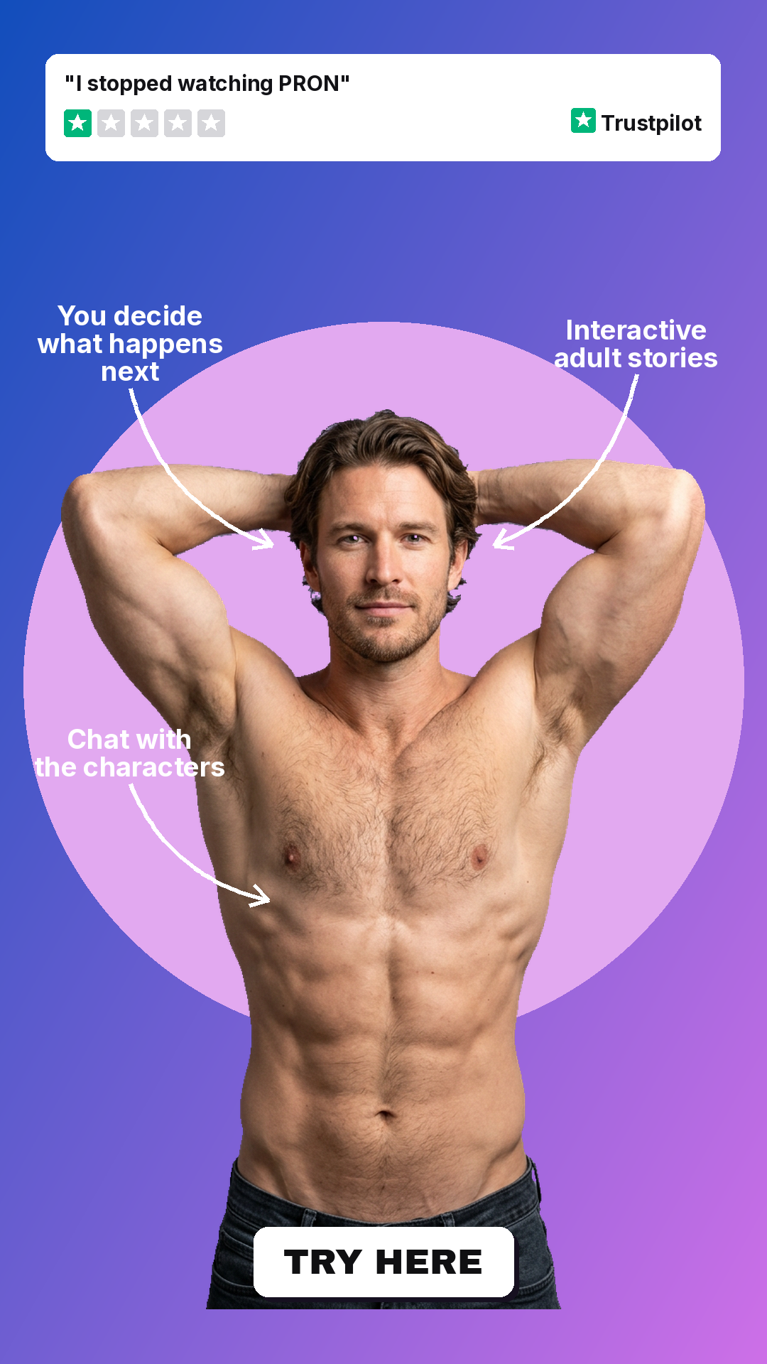 Stuff So Sweet Facebook ad: Interactive Adult Stories