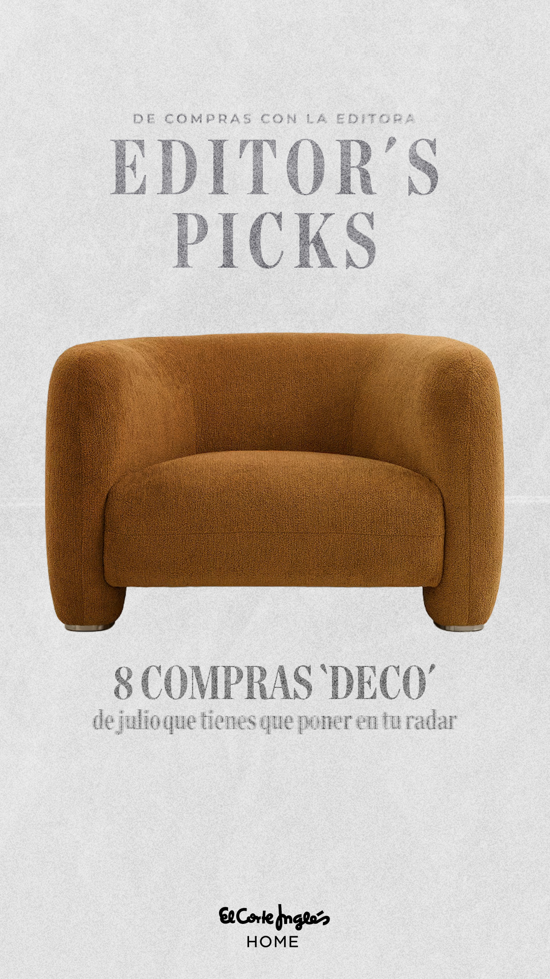 El Corte Inglés HOME Facebook ad from Jul 3, 2026