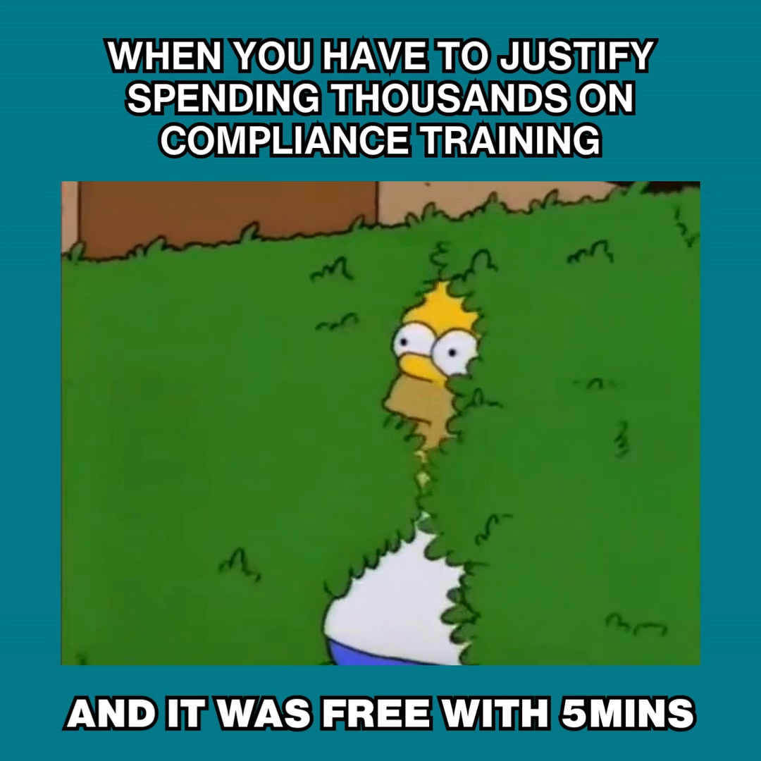 5Mins Facebook ad: Access FREE compliance training for your whole team