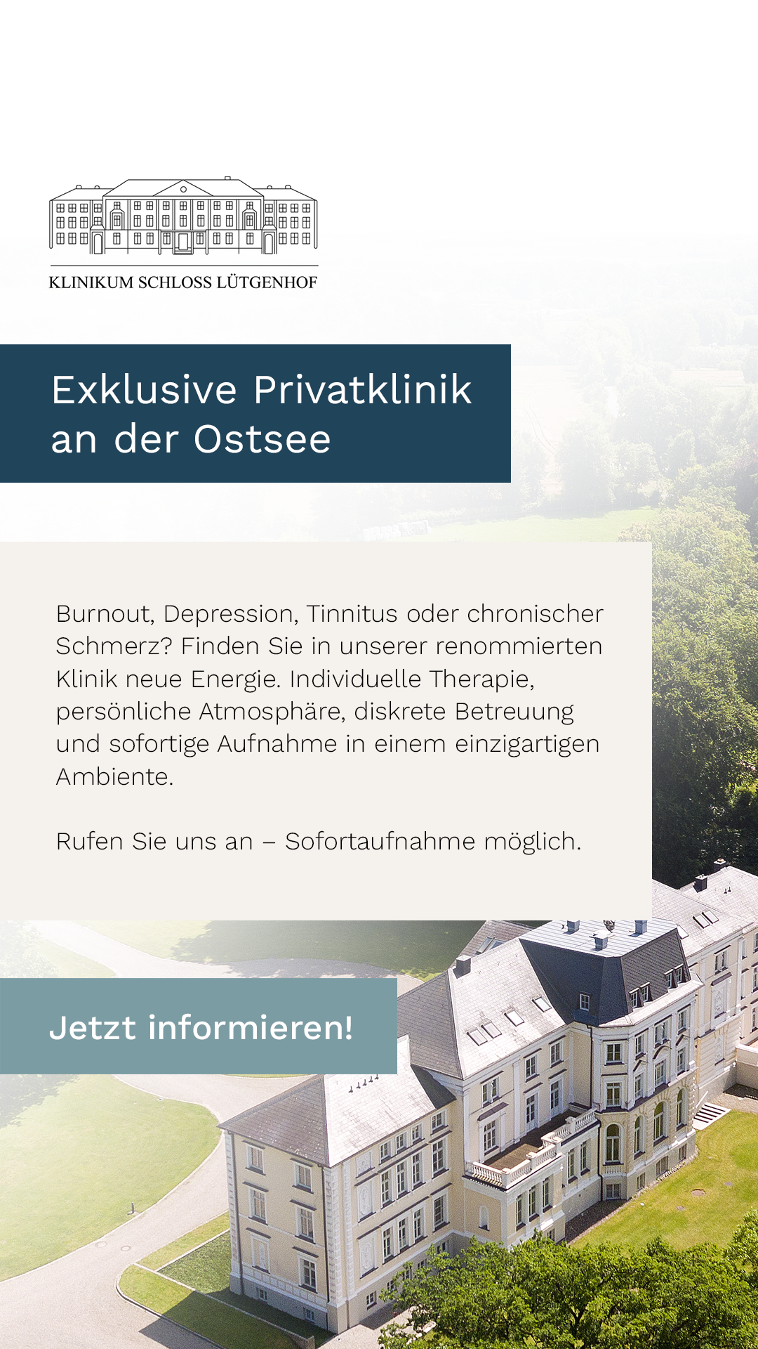 Klinikum Schloss Lütgenhof Facebook ad from Mar 24, 2025