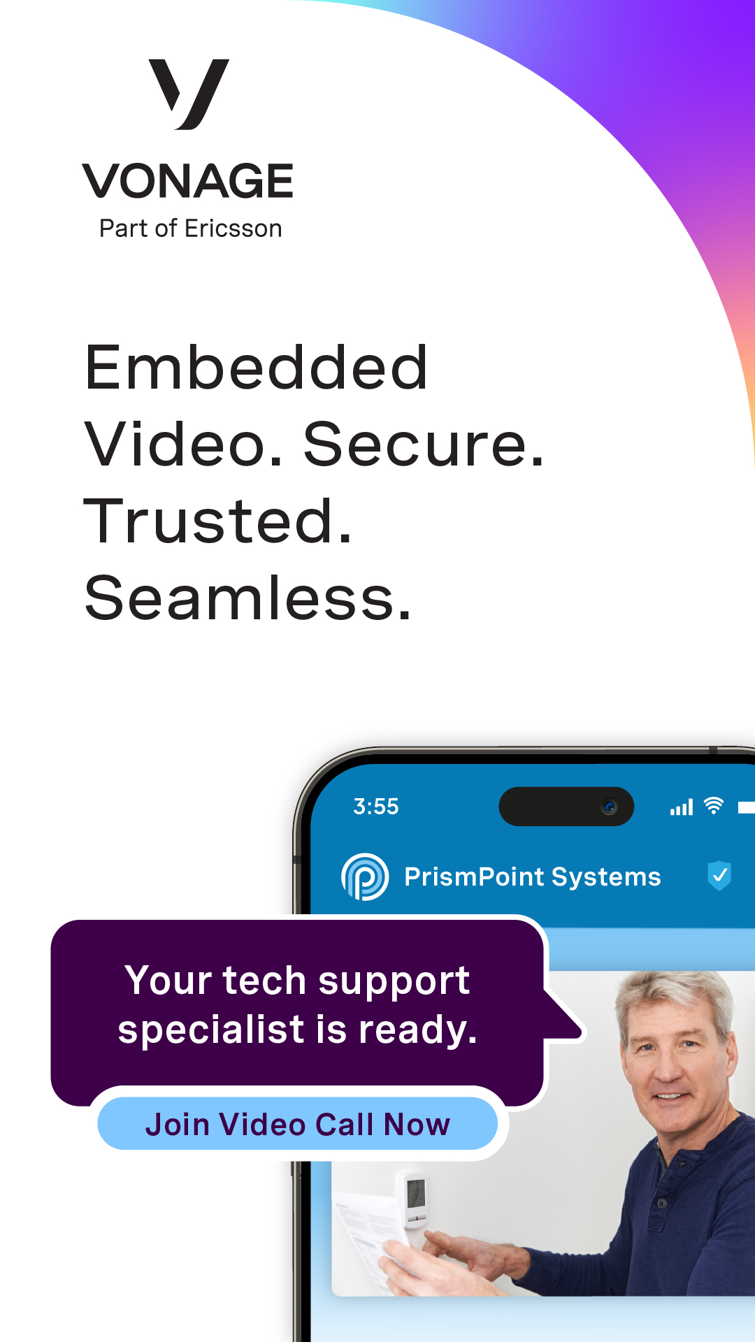 Vonage Facebook ad from Apr 27, 2026