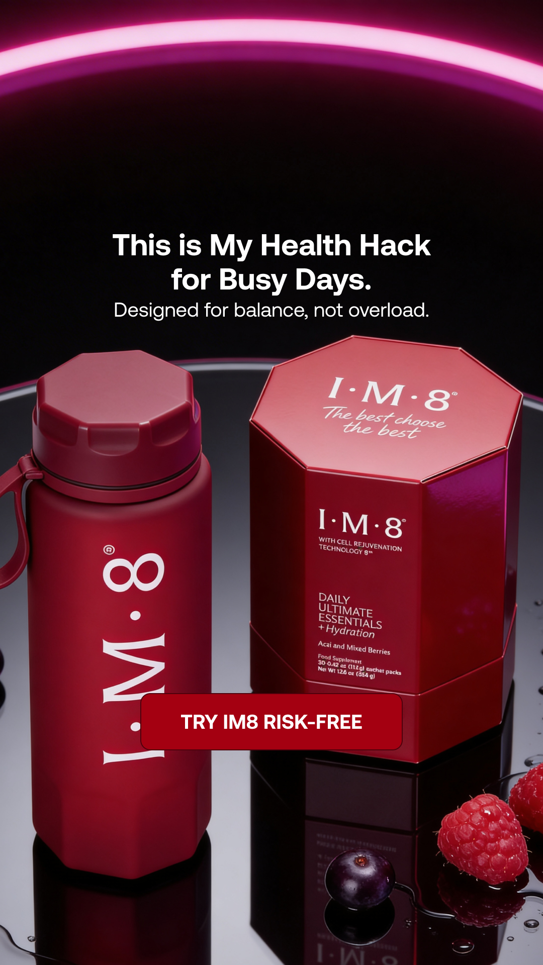 IM8 Health Facebook ad