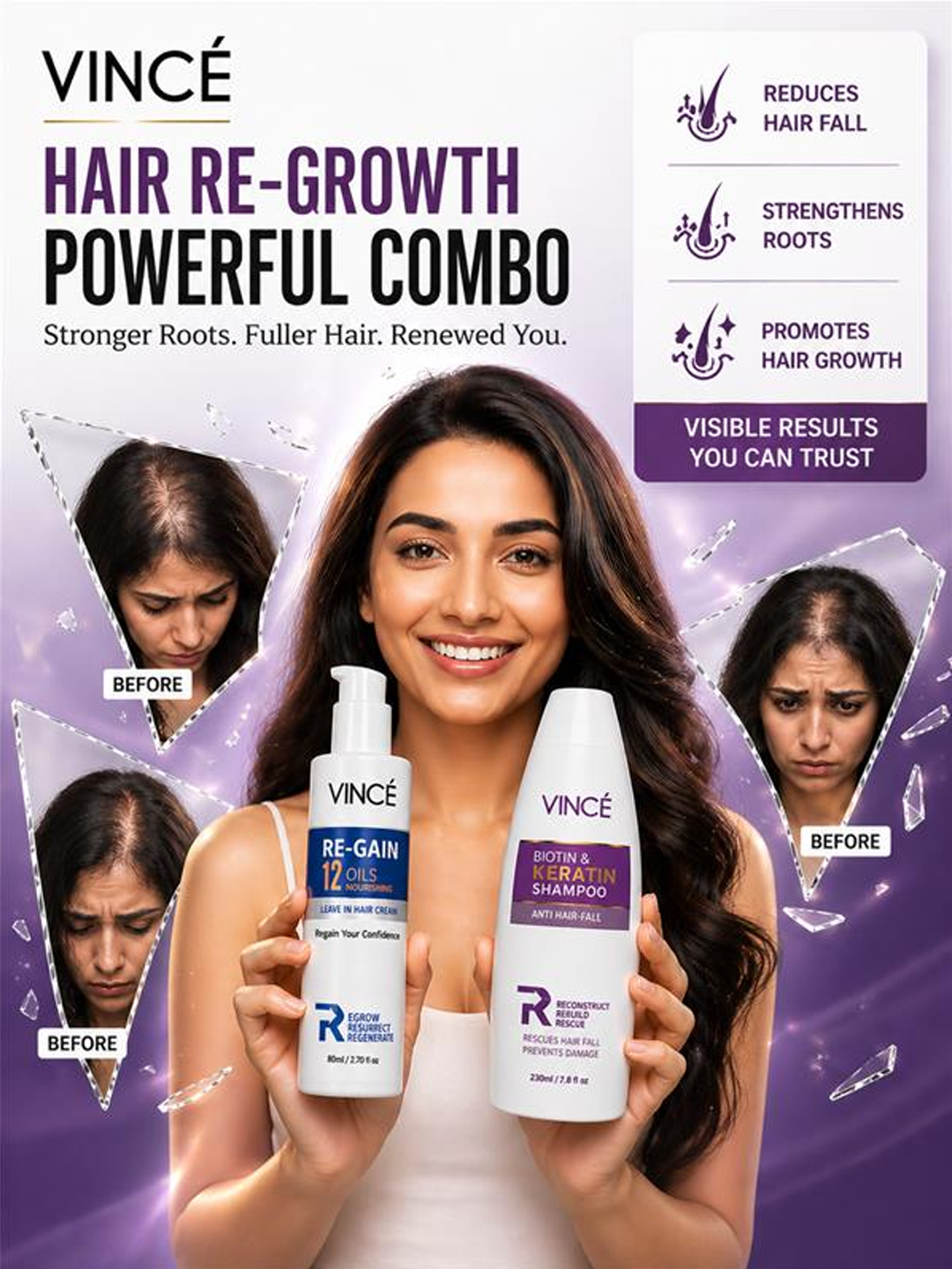 Vince Care Facebook ad