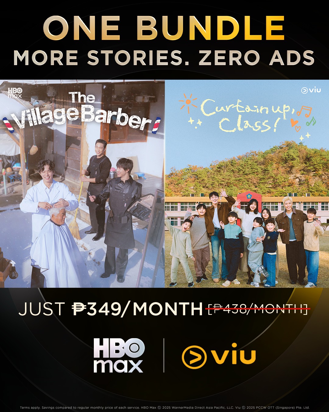 Viu Philippines Facebook ad: ONE BUNDLE AT AN UNBELIEVABLE PRICE
