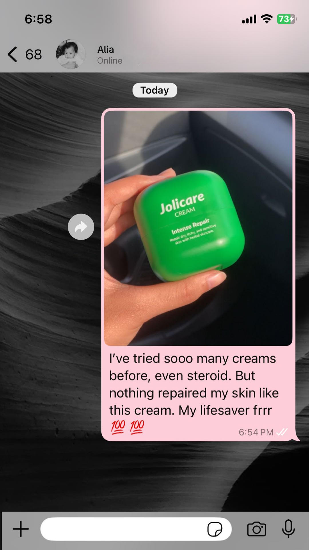 Jolicare - Repair Dry, Itchy & Sensitive Skin Facebook ad
