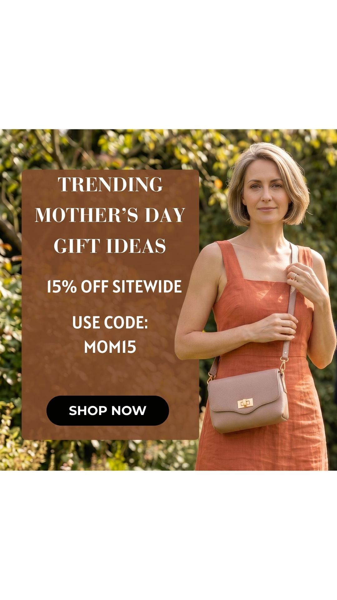 Elie Beaumont Facebook ad: Celebrate Mom with Timeless Style