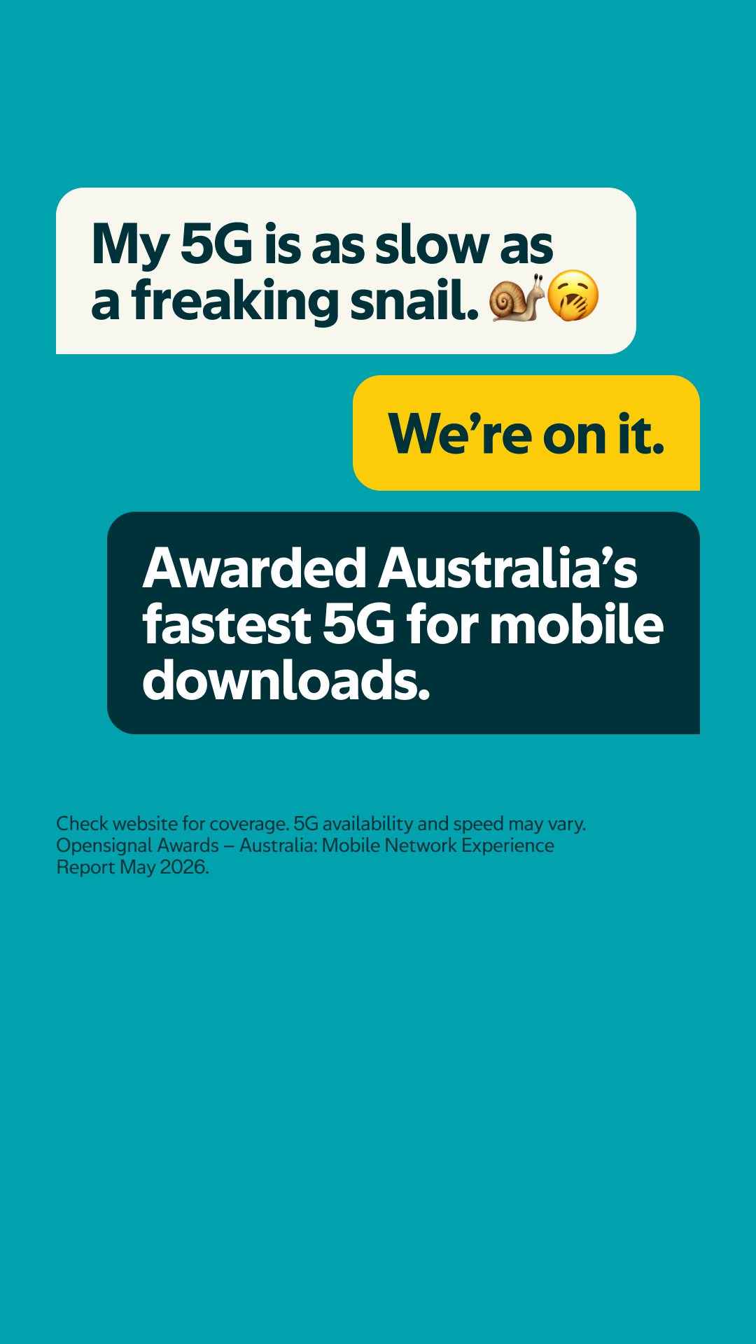 Optus Facebook ad
