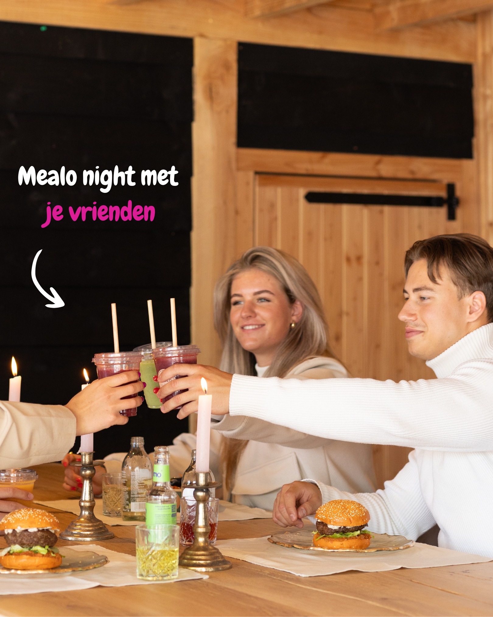 Mealo Facebook ad: Breek de week met een Mealo Night!