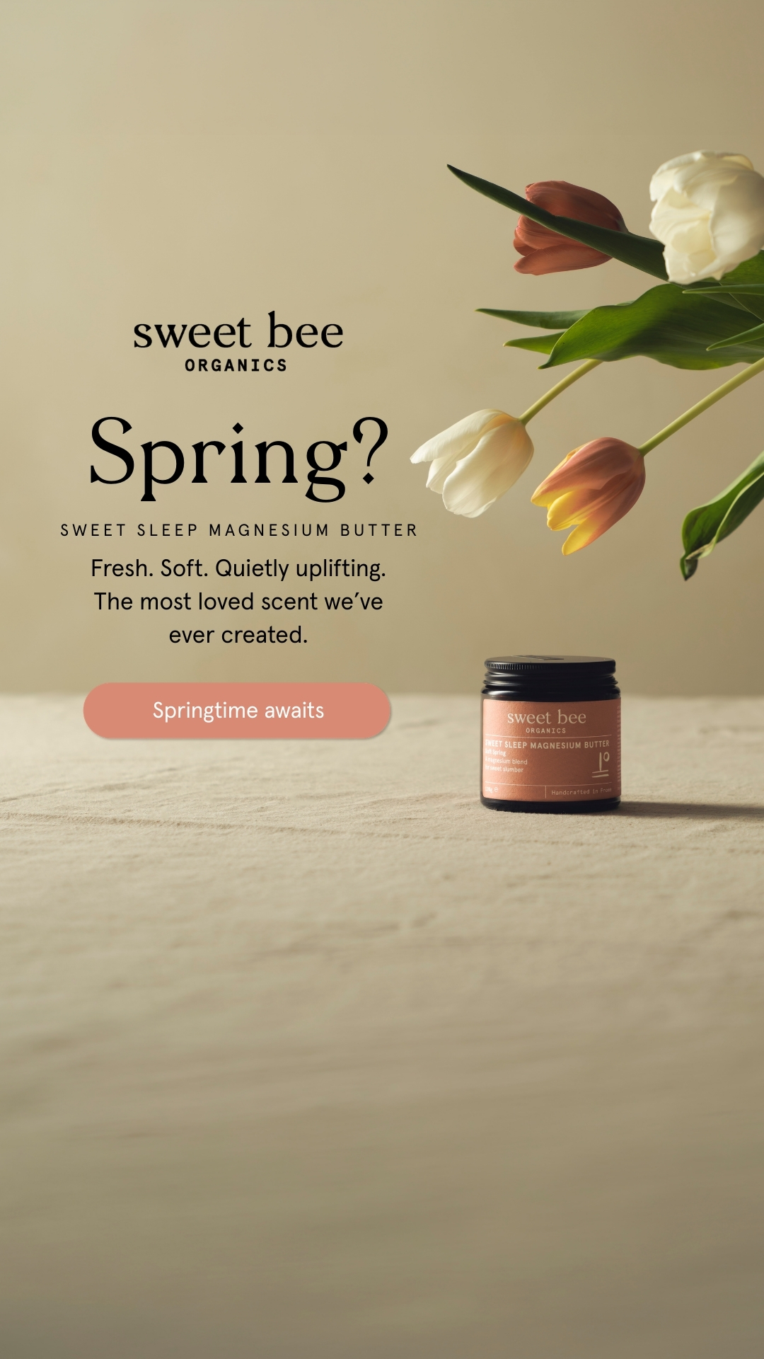 Sweet Bee Organics Facebook ad