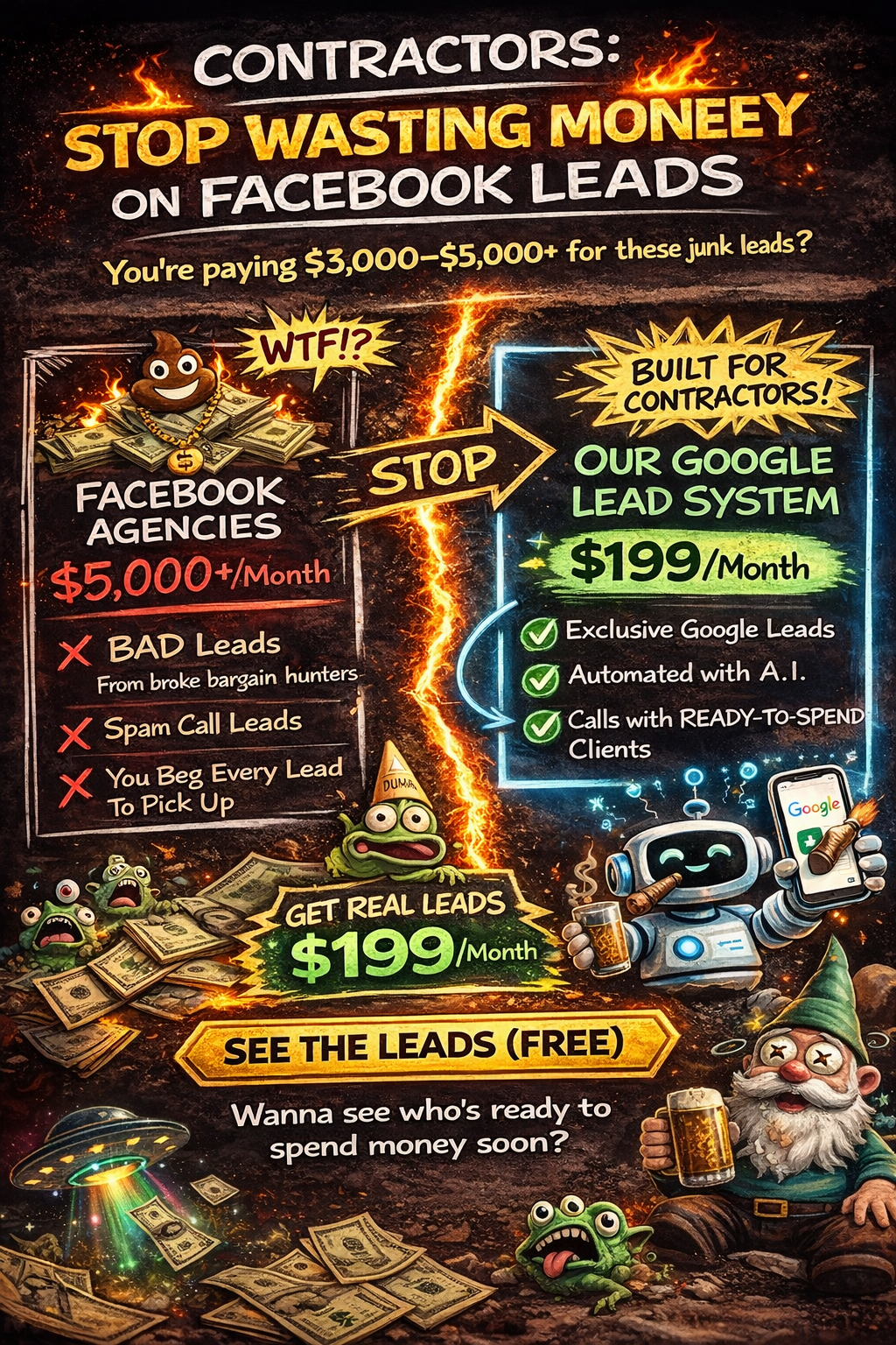 Web Rynos Facebook ad: Qualified Leads in 30 Days or You Don't Pay, Guaranteed