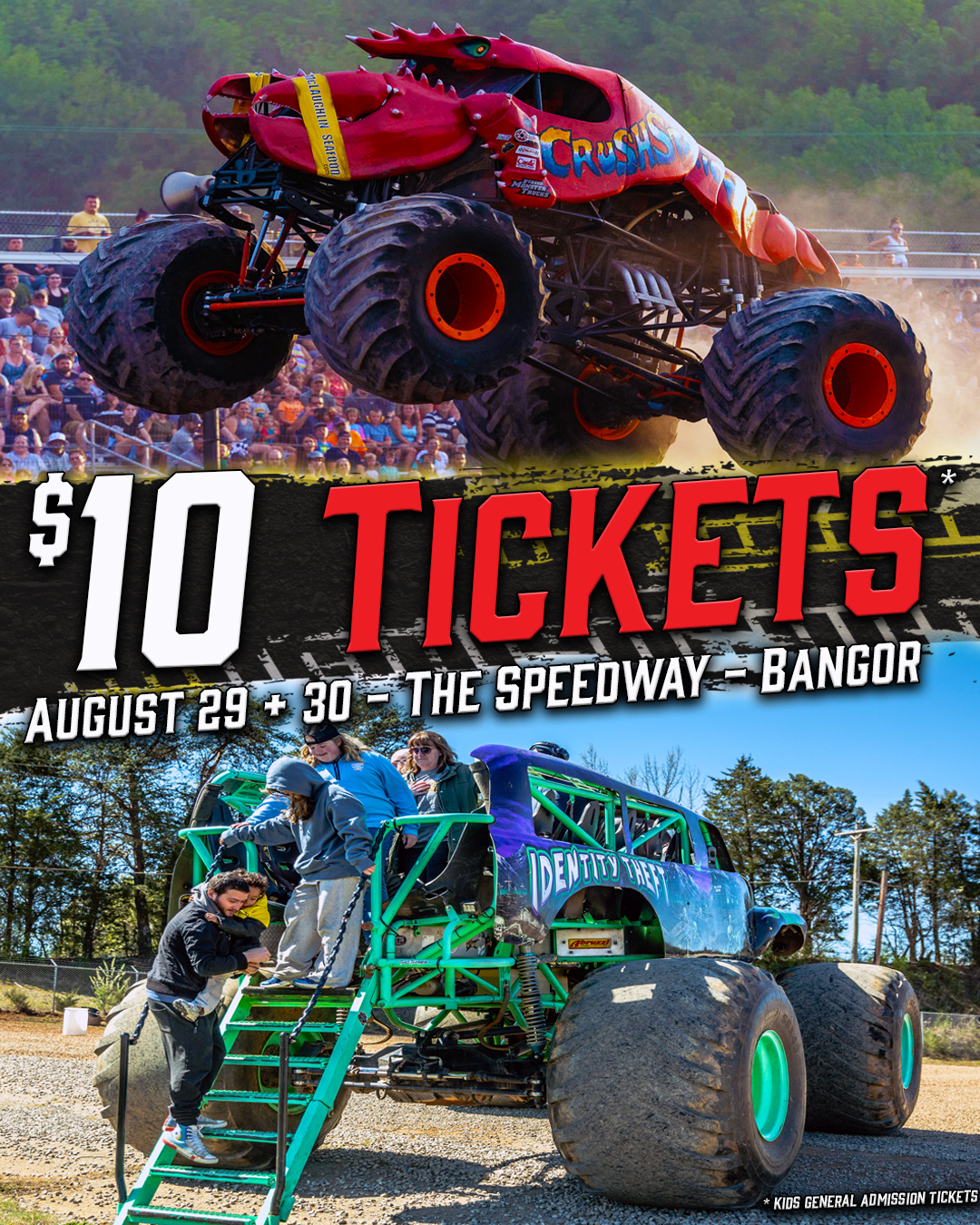 All Star Monster Truck Tour Facebook ad