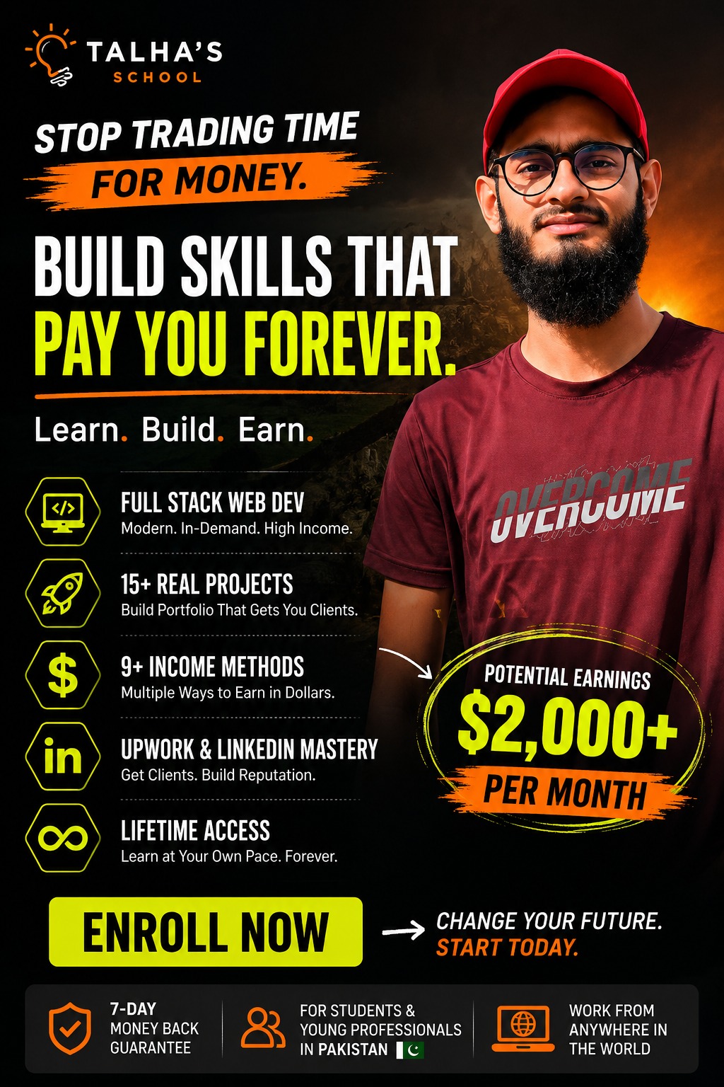 Talha's School Facebook ad