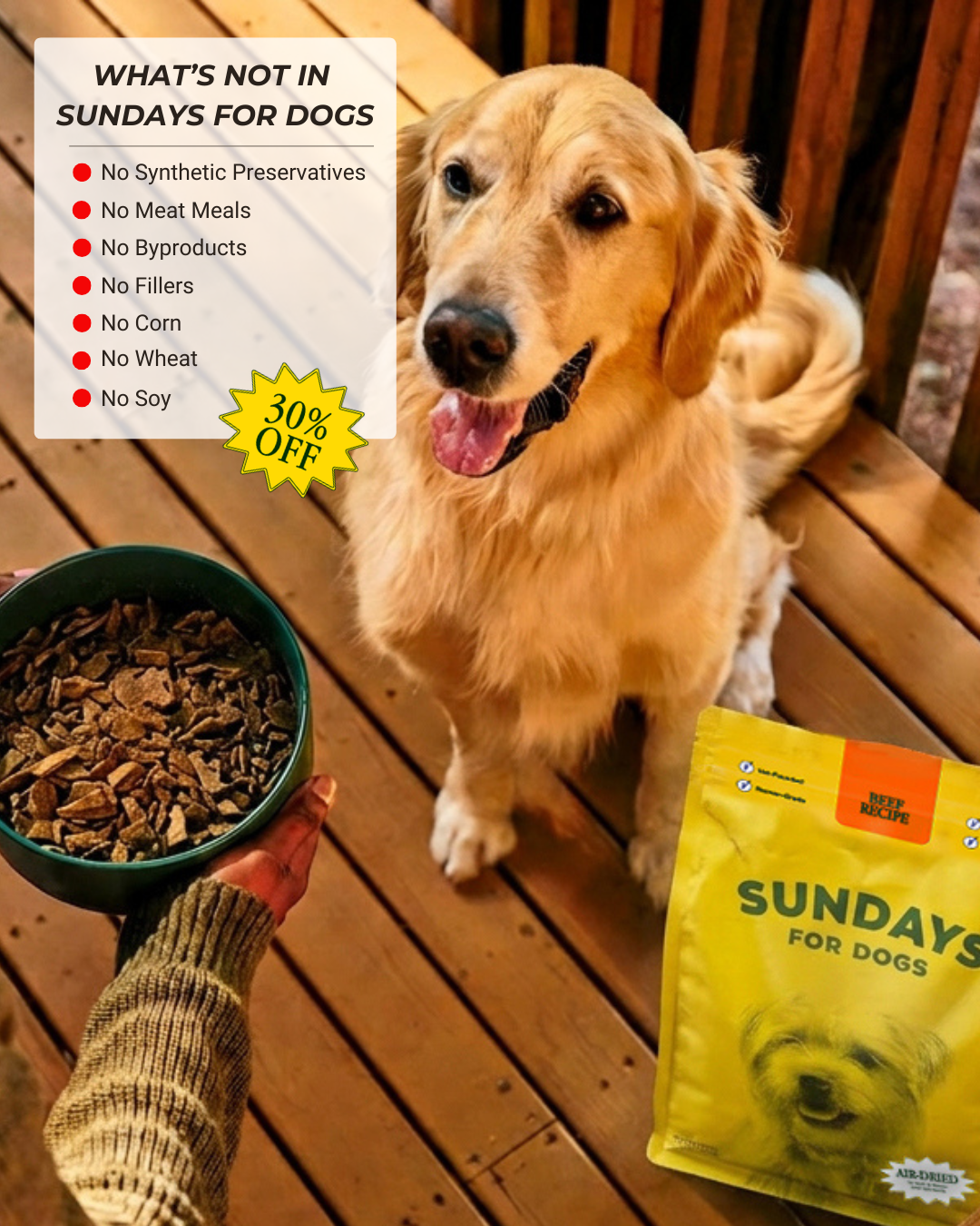Sundays Facebook ad