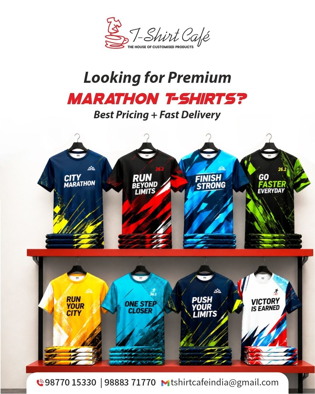 TShirt cafe Facebook ad: Special offer for new brands