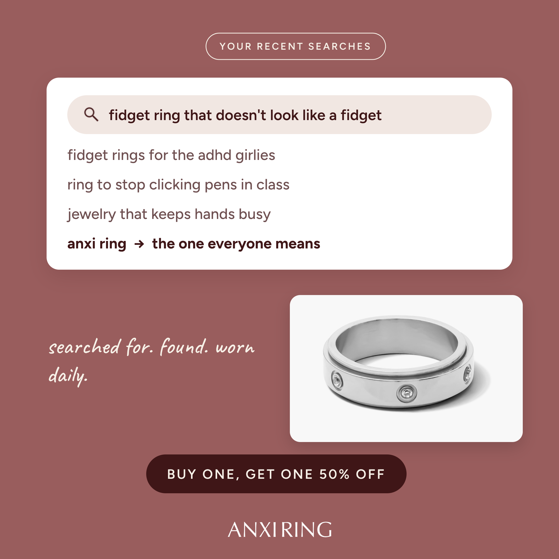 Anxi Ring Facebook ad