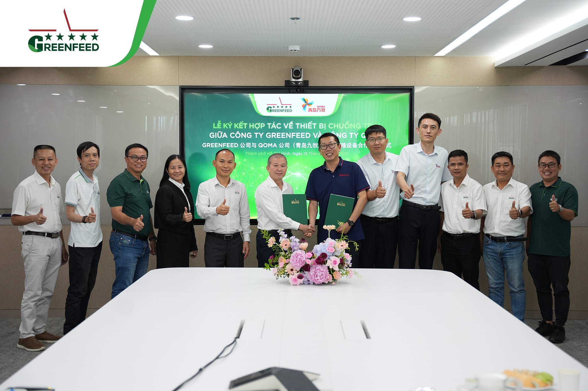 GREENFEED Việt Nam Facebook ad: GREENFEED VÀ QOMA CHÍNH THỨC THIẾT LẬP QUAN…