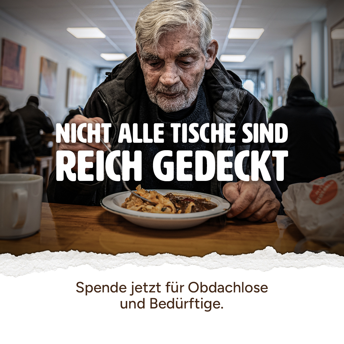 Franziskaner Helfen Facebook ad: Franziskanische Suppenküchen