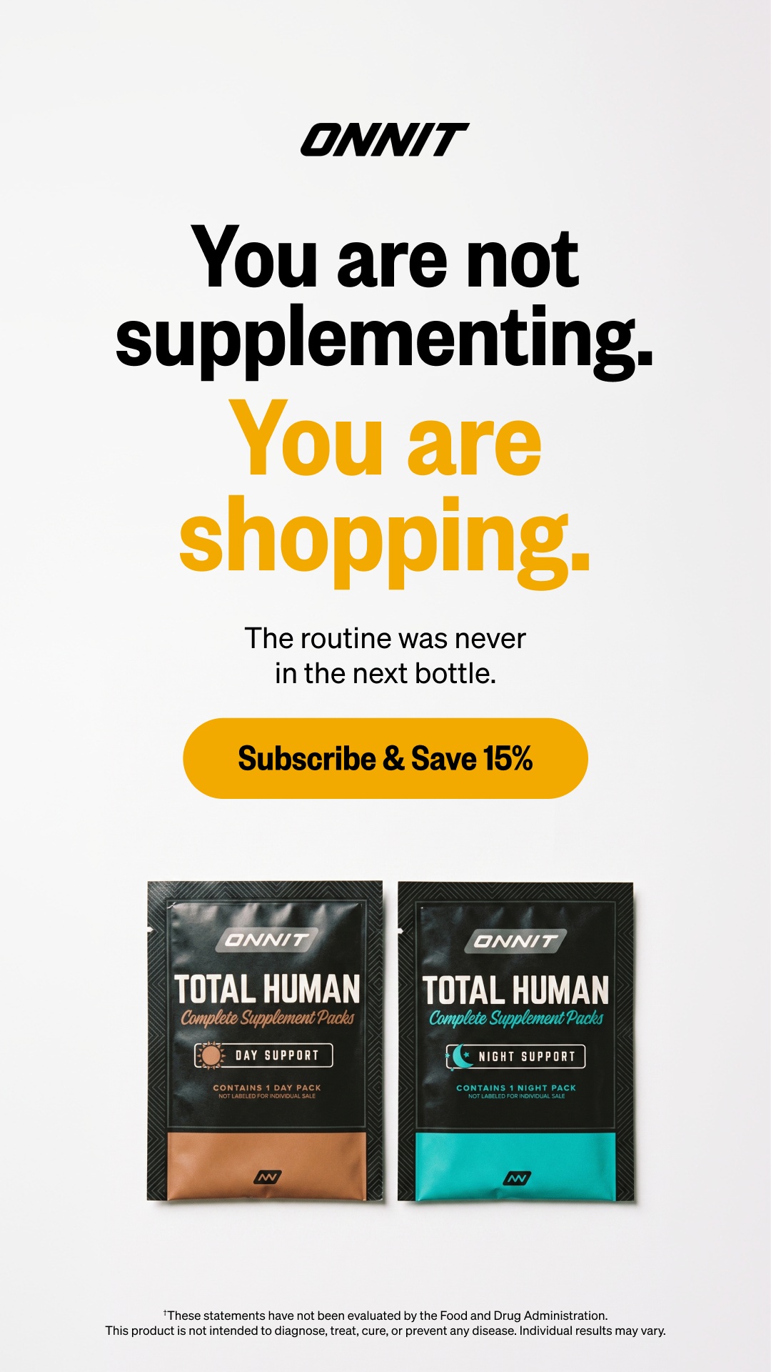 Onnit Facebook ad