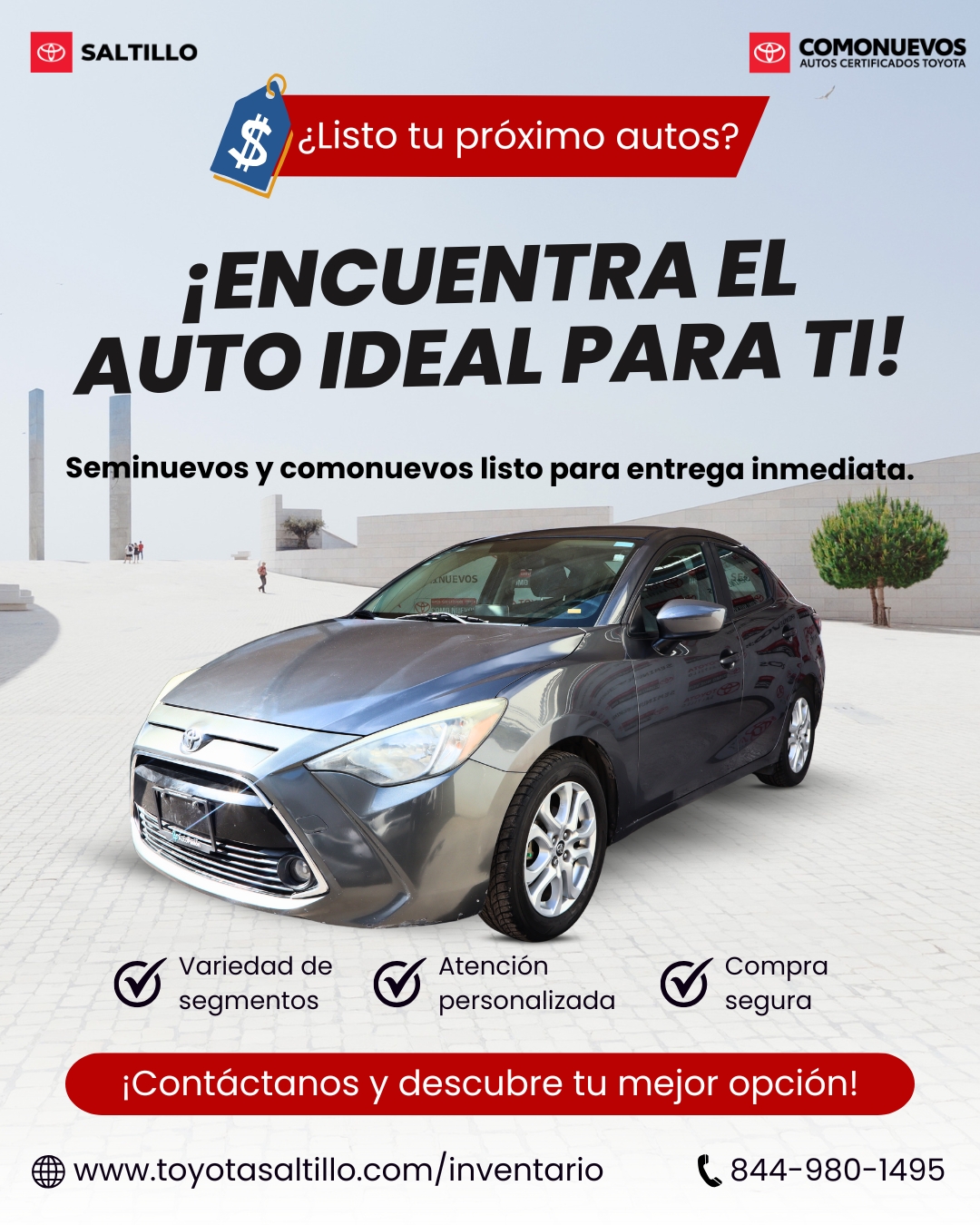 Toyota Saltillo Facebook ad: ¿Buscas tu próximo auto?