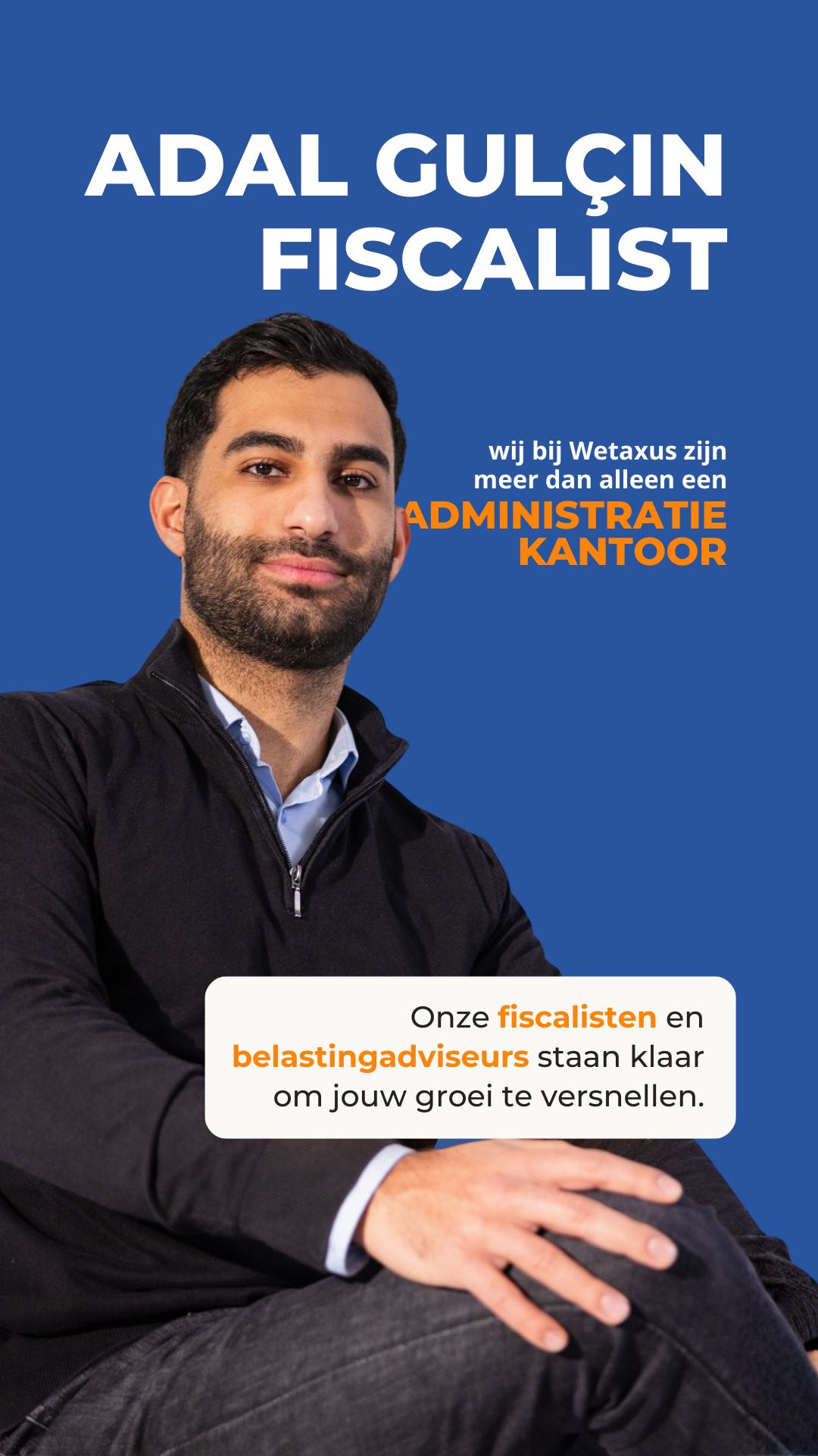 Administratiekantoor Wetaxus Facebook ad: Klinkt goed? Laten we kennismaken