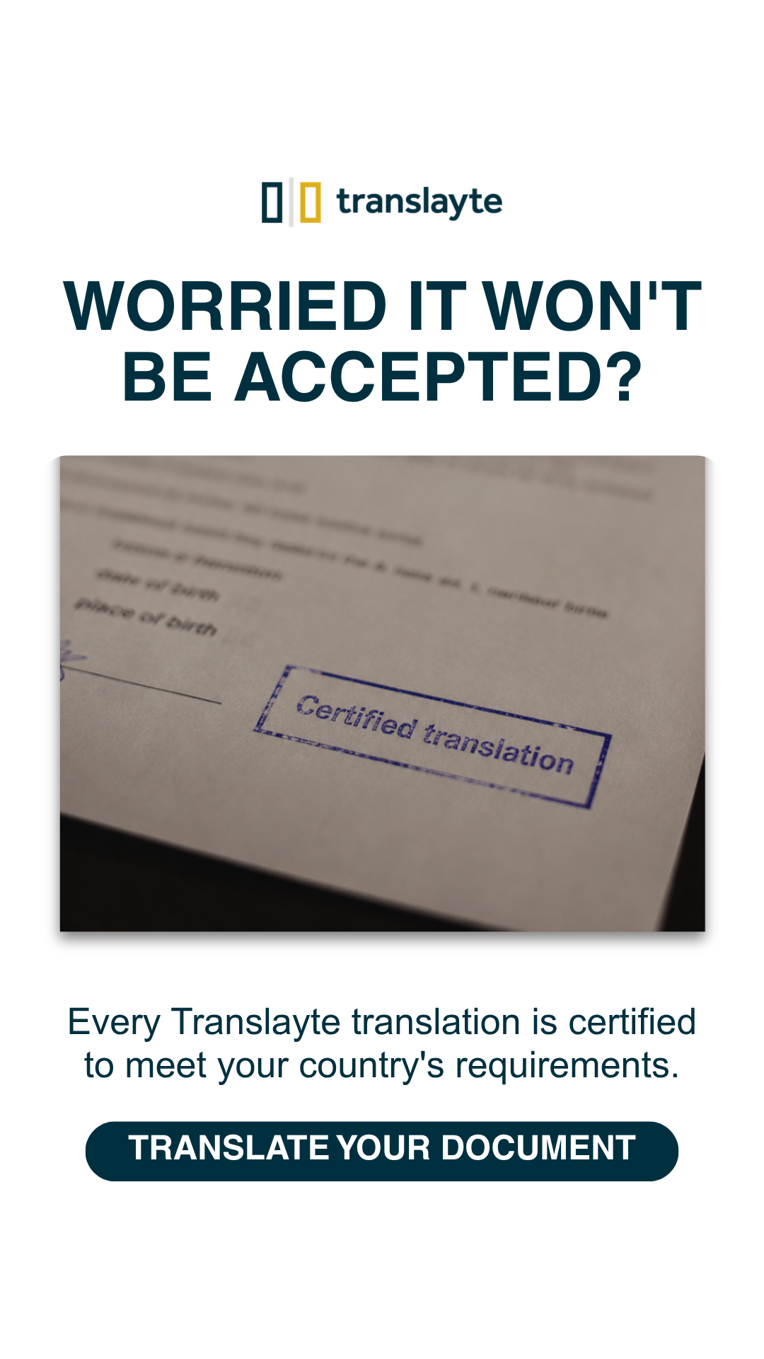 Translayte Facebook ad from Aug 17, 2026