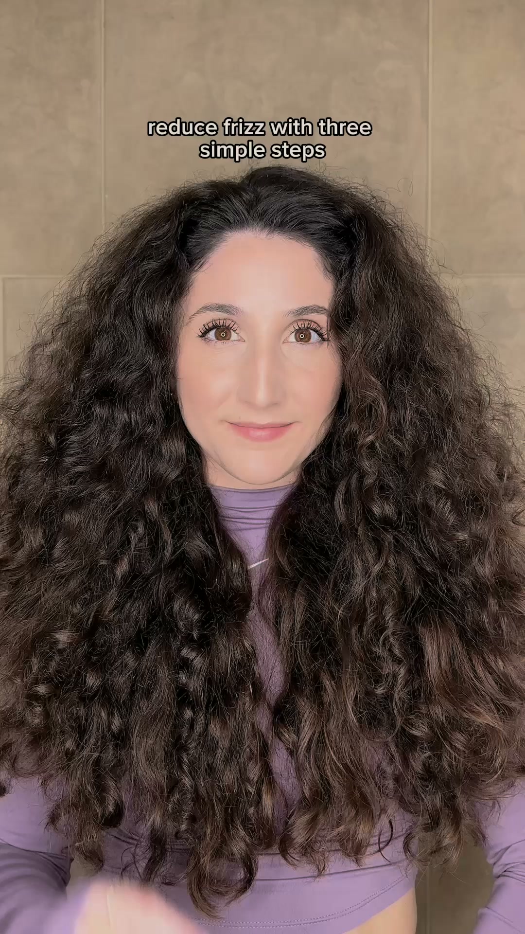 Flora & Curl Haircare Facebook ad: 3 Steps To Stunning Curls