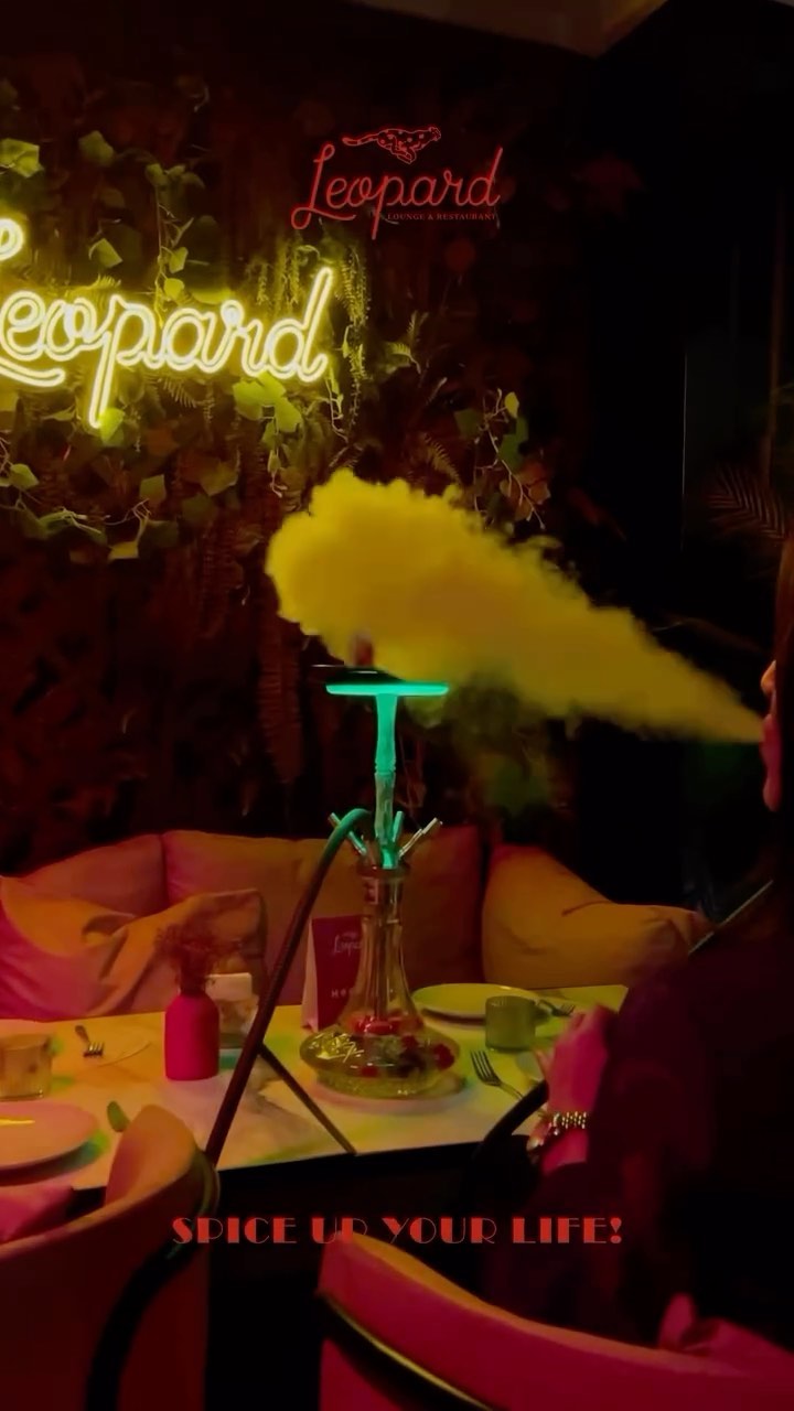 Restaurant Leopard Casablanca Facebook ad: step into our smoking space and spice up…