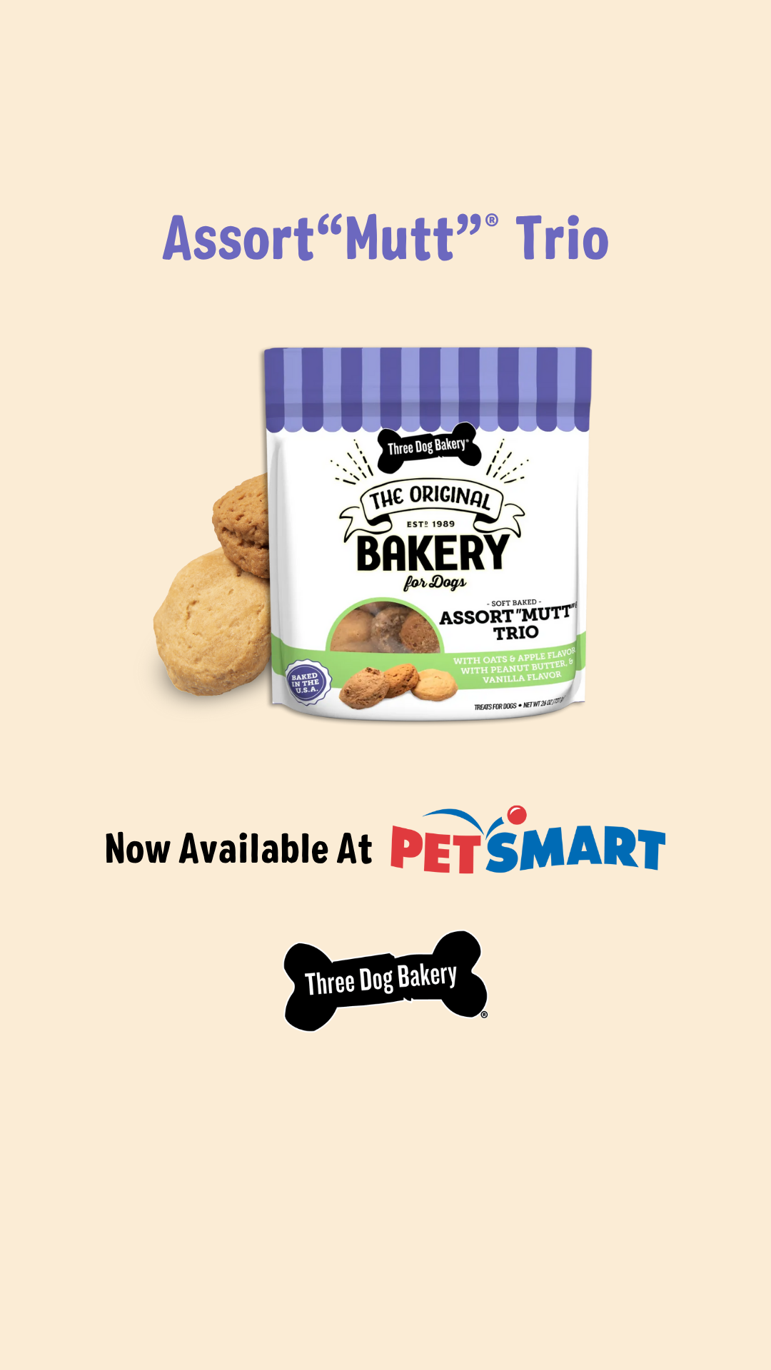 Three Dog Bakery Facebook ad