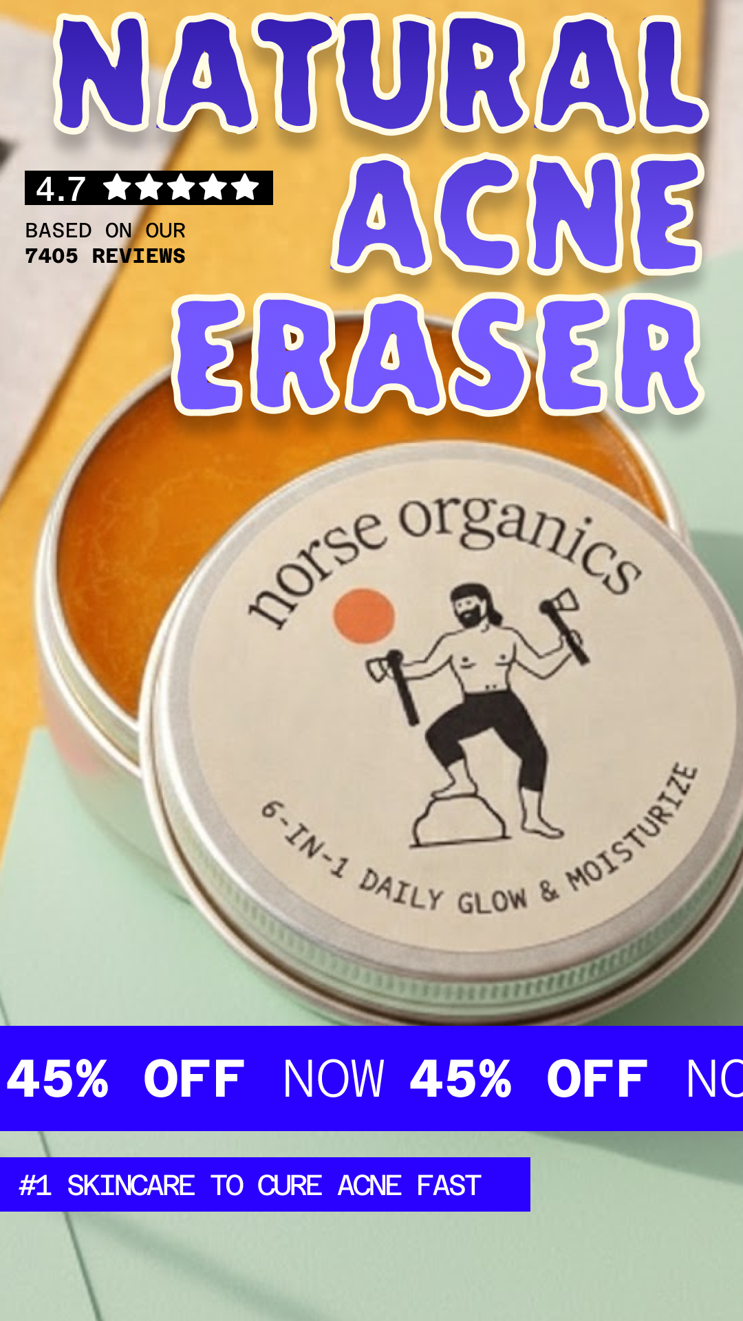 Norse Organics Facebook ad