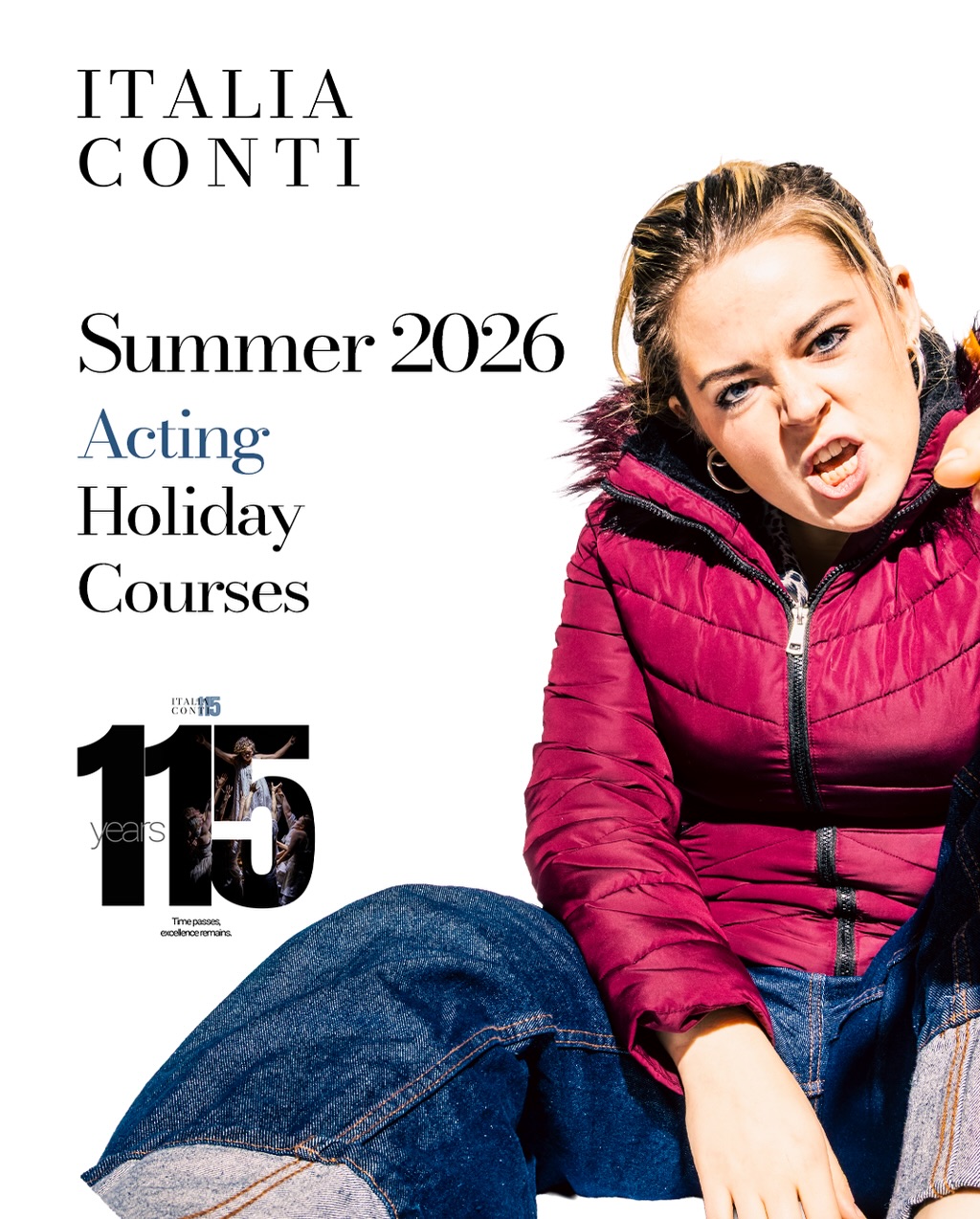 Italia Conti Facebook ad: Our pre-vocational courses are designed for young…