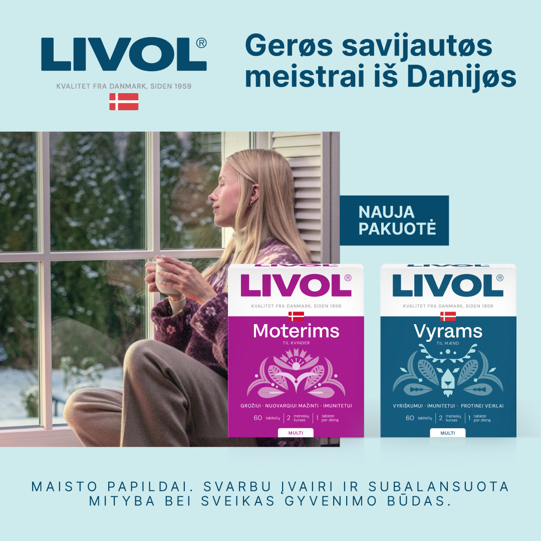 Livol vitaminai Facebook ad: LIVOL. Geros savijautos meistrai iš Danijos.