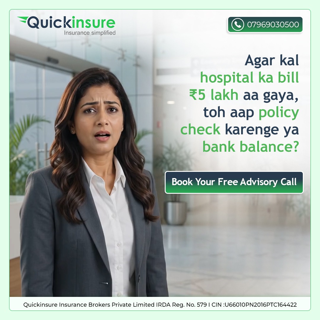 Quickinsure Facebook ad: IRDAI-approved Insurance Broker