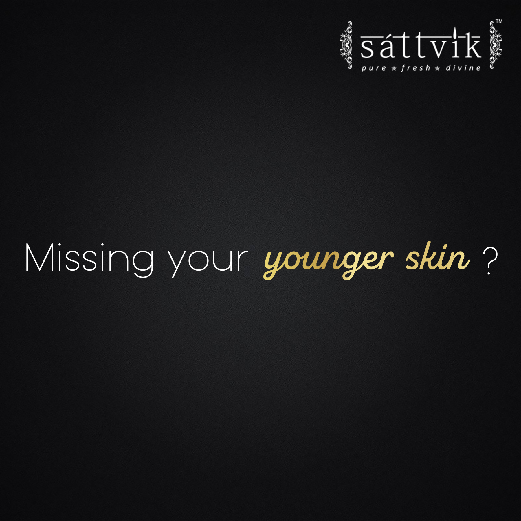 Sattvik Beauty Mauritius Facebook ad: Mo ti perdi konfians. Aster mo pa per montré mo figir.