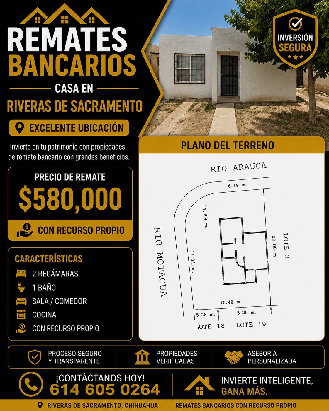 Ruben Rivera Facebook ad: 2 habitaciones 1 baño Casa