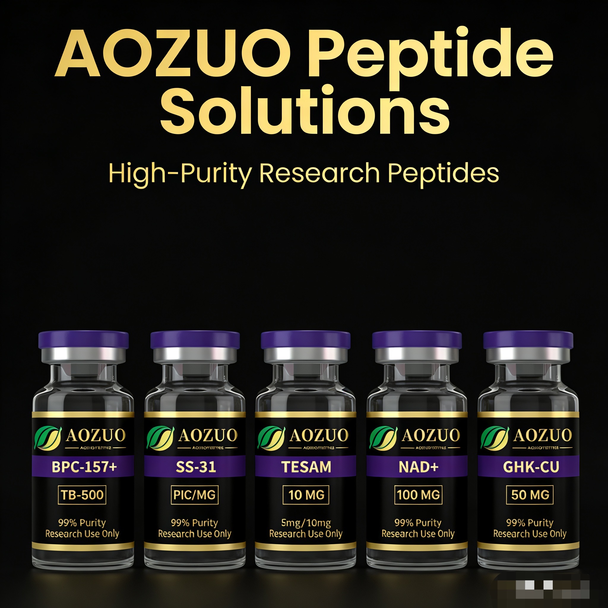 Peptides Online Store Facebook ad: Talk to us